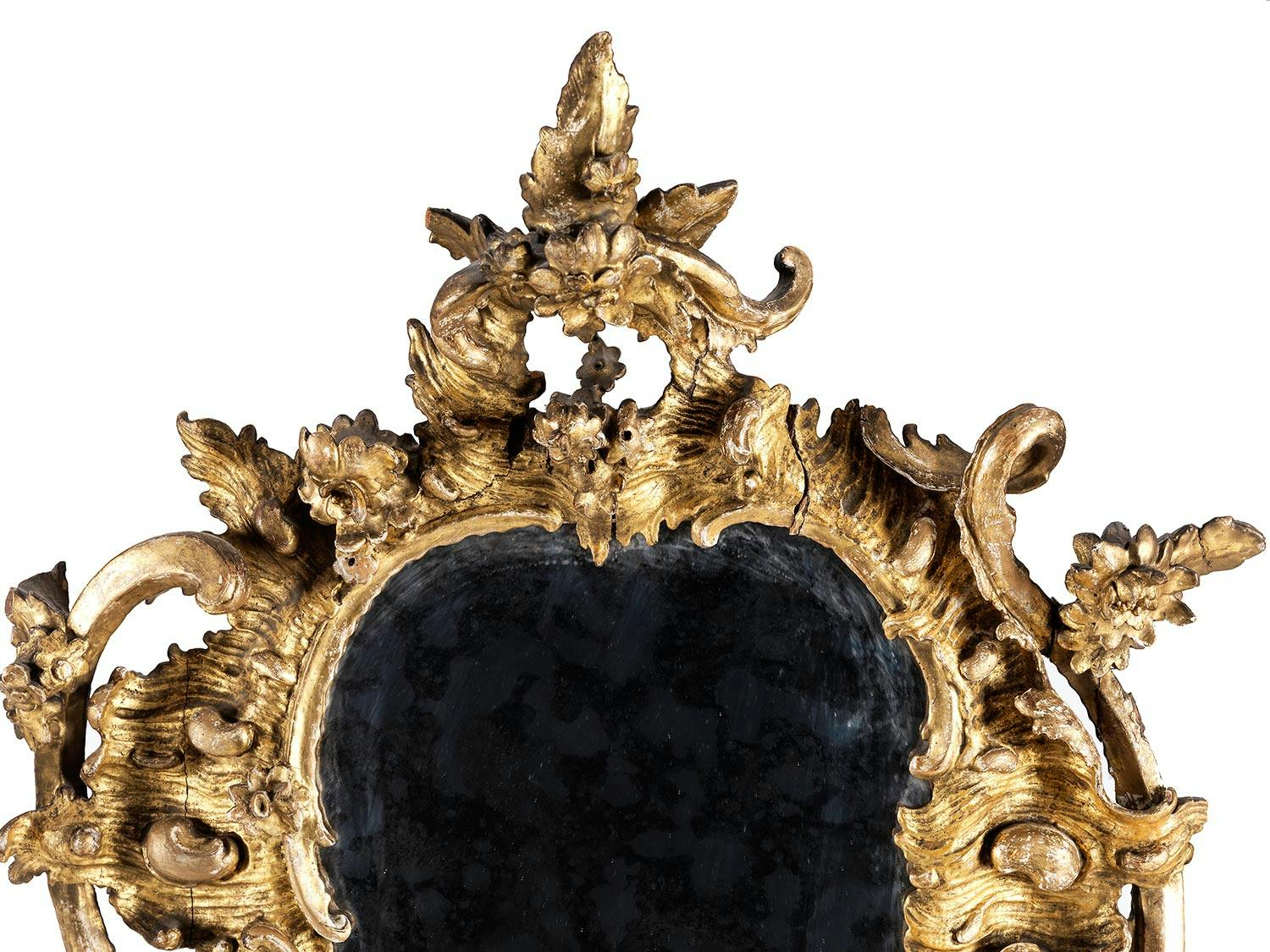 Detailabbildung: Paar Spiegel im Louis XV-Stil