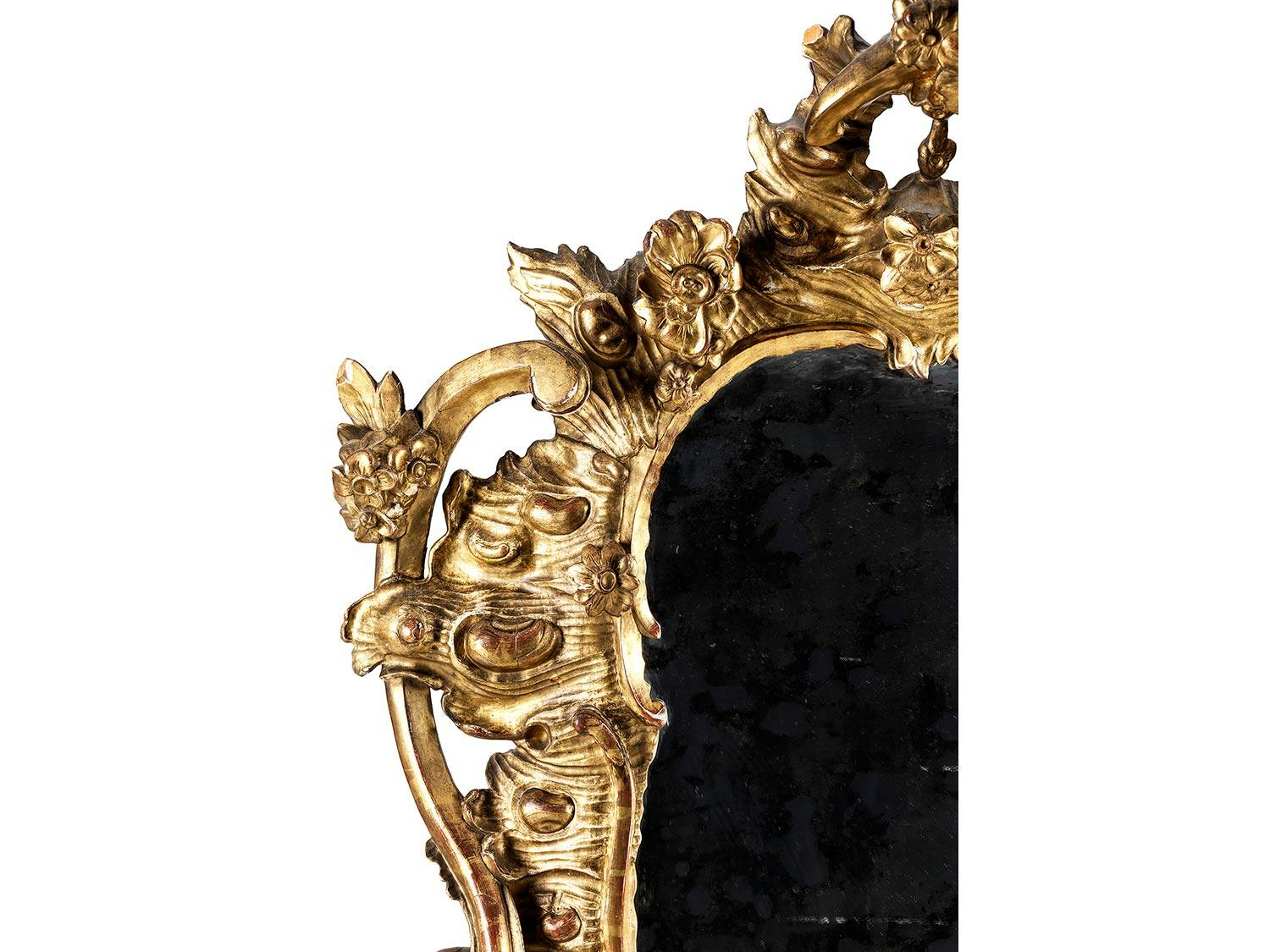 Detailabbildung: Paar Spiegel im Louis XV-Stil