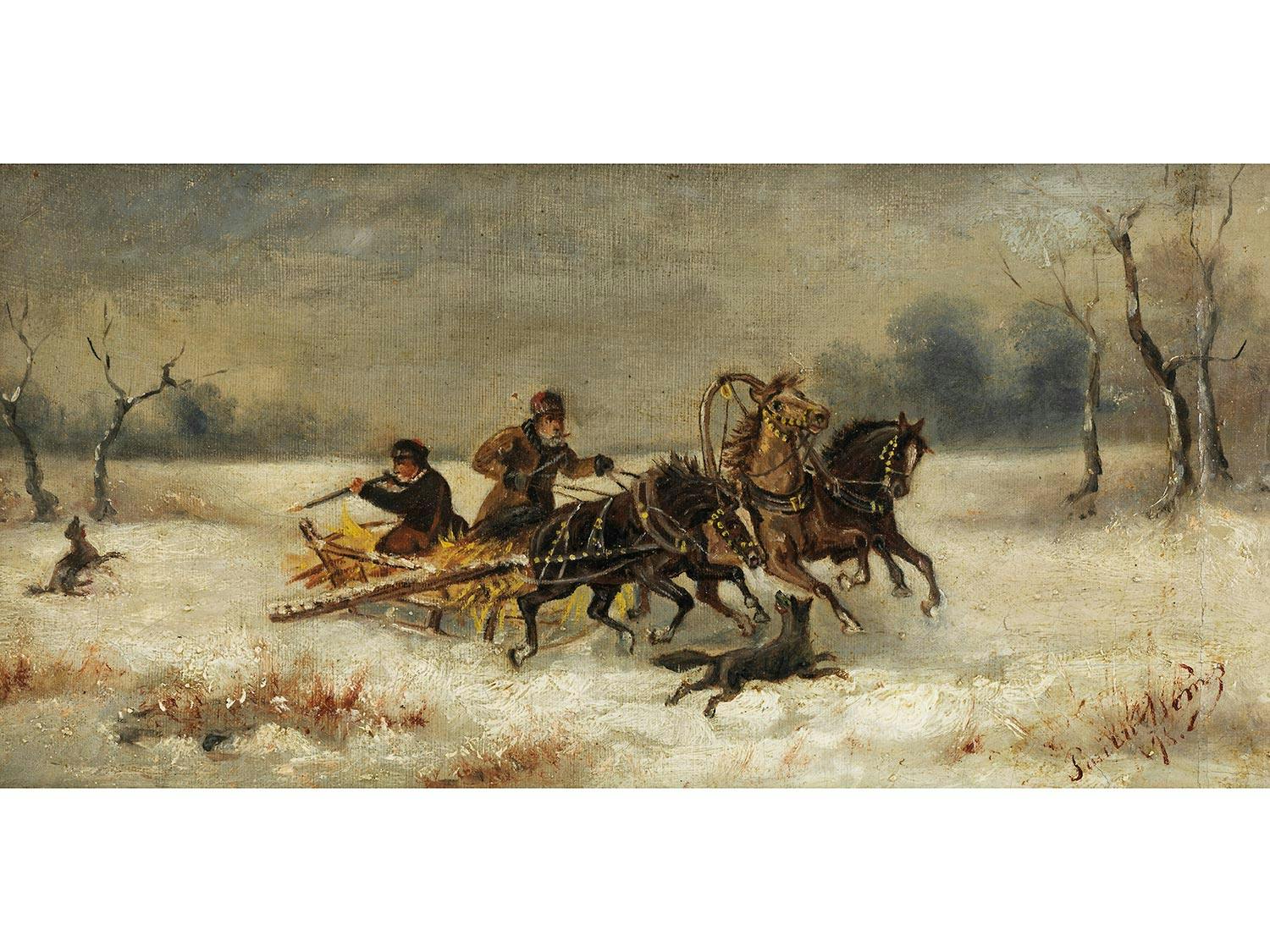 Detailabbildung: Maler des ausgehenden 19. Jahrhunderts