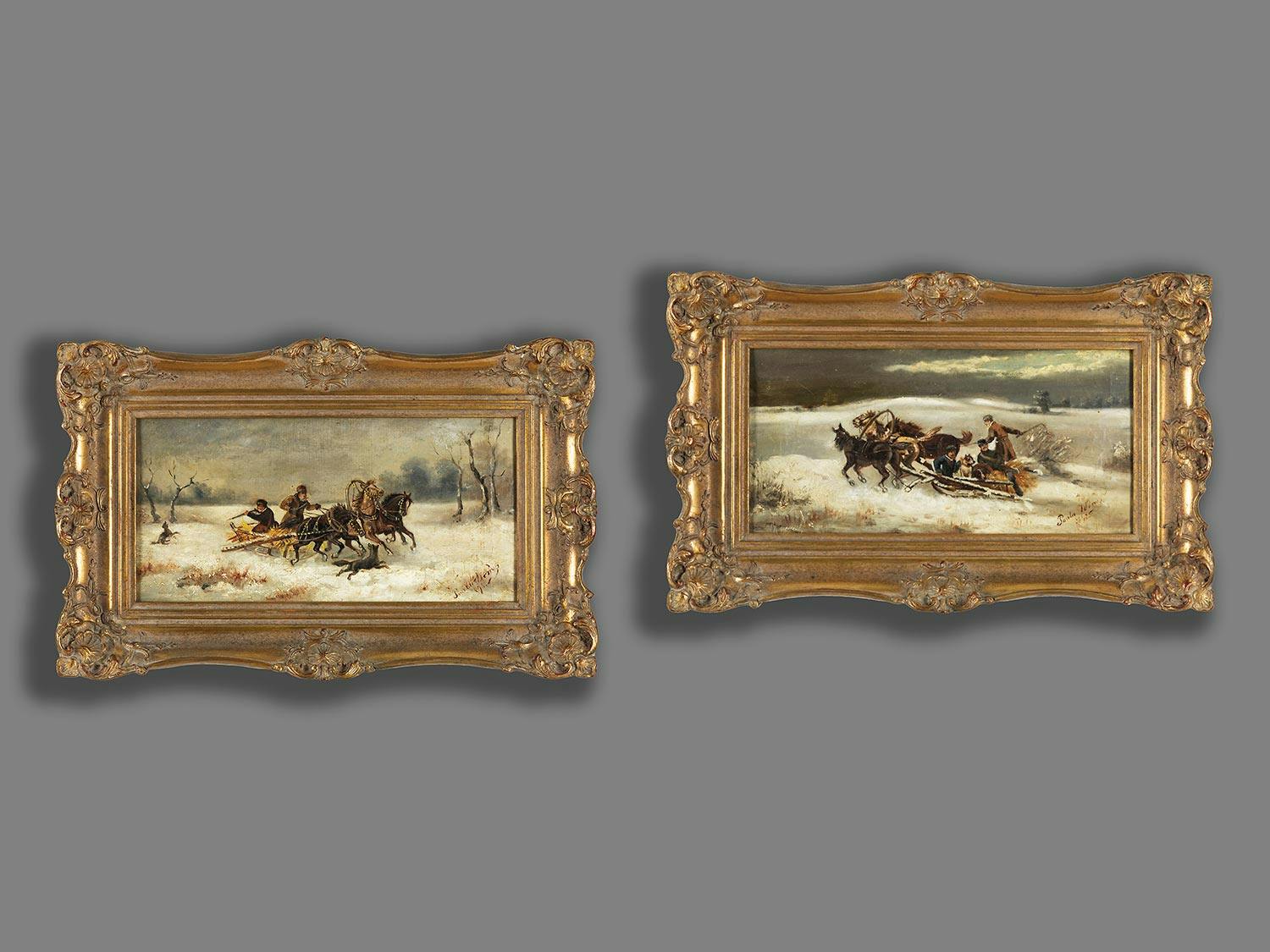 Detailabbildung: Maler des ausgehenden 19. Jahrhunderts