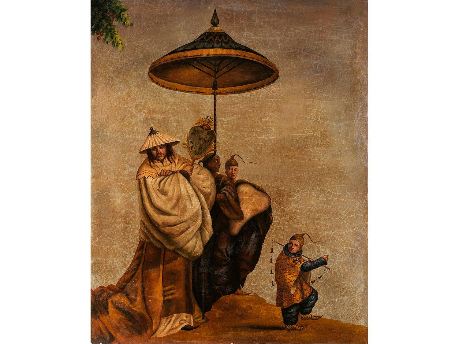 Dekorationsgemälde im chinoisen Stil