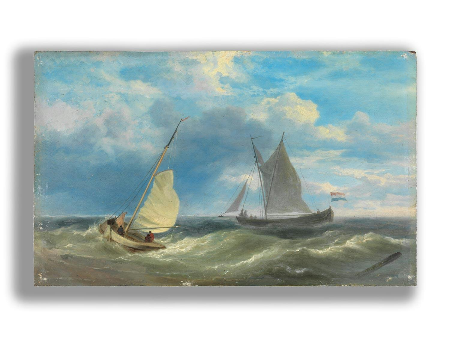 Detailabbildung: Hermanus Koekkoek d. J., 1836 Amsterdam – 1909 London