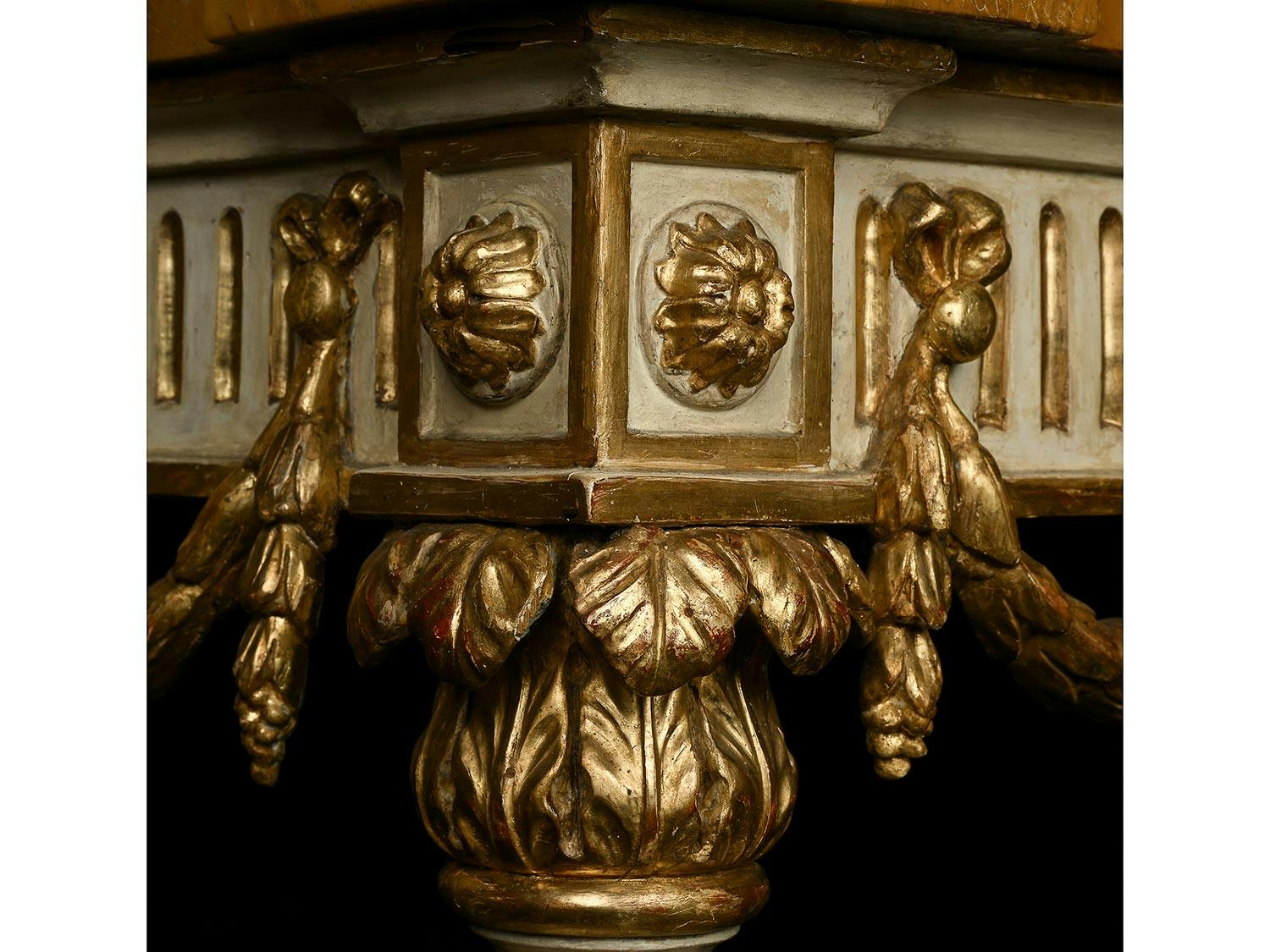 Detailabbildung: Paar Louis XVI-Konsolen