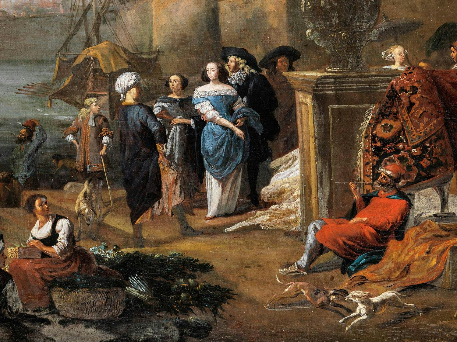 Detailabbildung: Jan Griffier d. Ä., 1645 Amsterdam – 1718 London, zug.