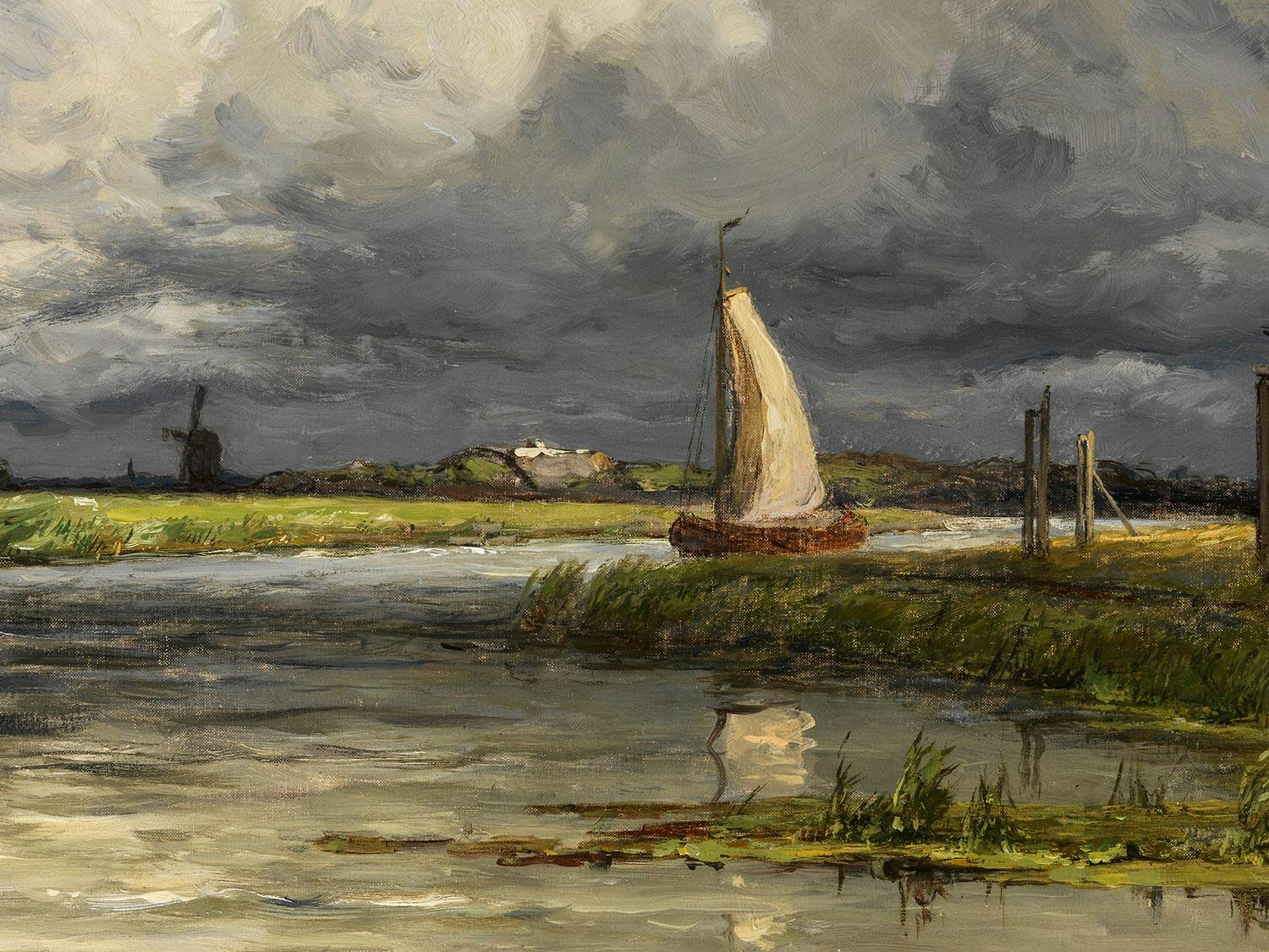 Detailabbildung: Jan Willem van Borselen, 1825 Gouda – 1892 Den Haag