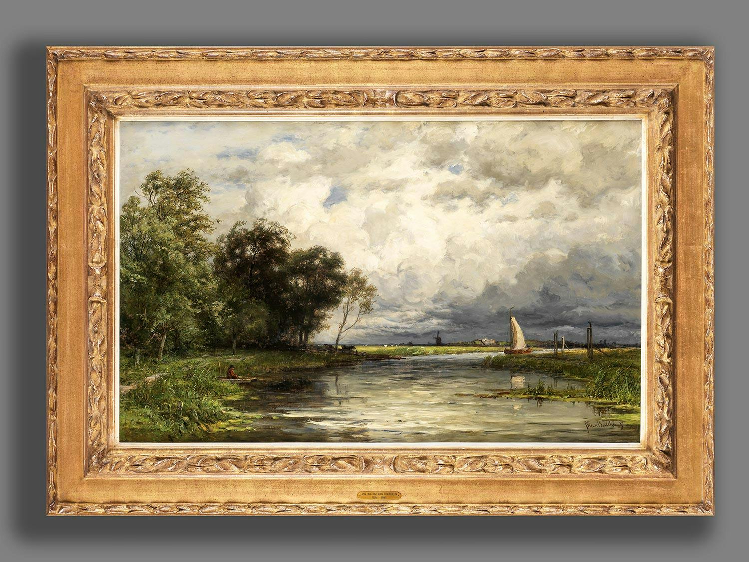 Detailabbildung: Jan Willem van Borselen, 1825 Gouda – 1892 Den Haag