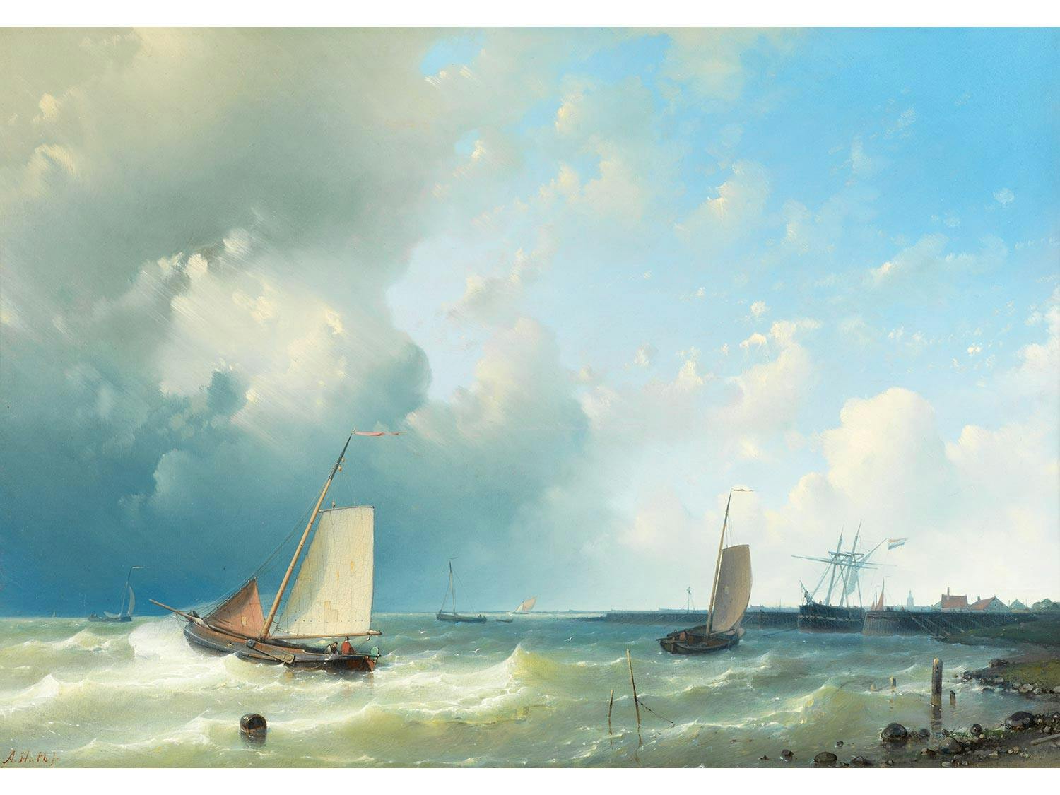 Abraham Hulk d. Ä., 1813 London – 1897 Zevenaar