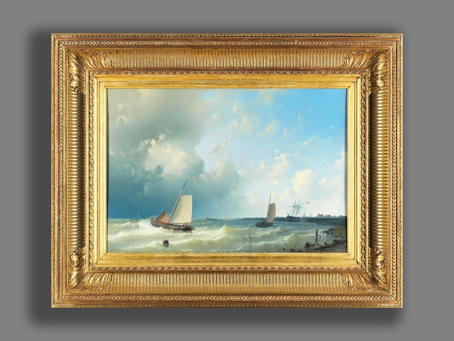 Detailabbildung: Abraham Hulk d. Ä., 1813 London – 1897 Zevenaar