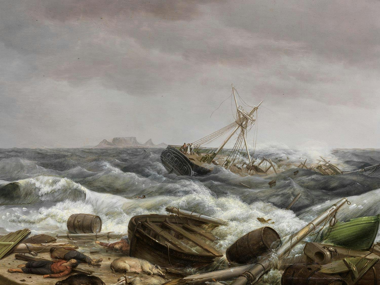 Detailabbildung: Johannes Hermanus Koekkoek, 1778 Veere – 1851 Amsterdam