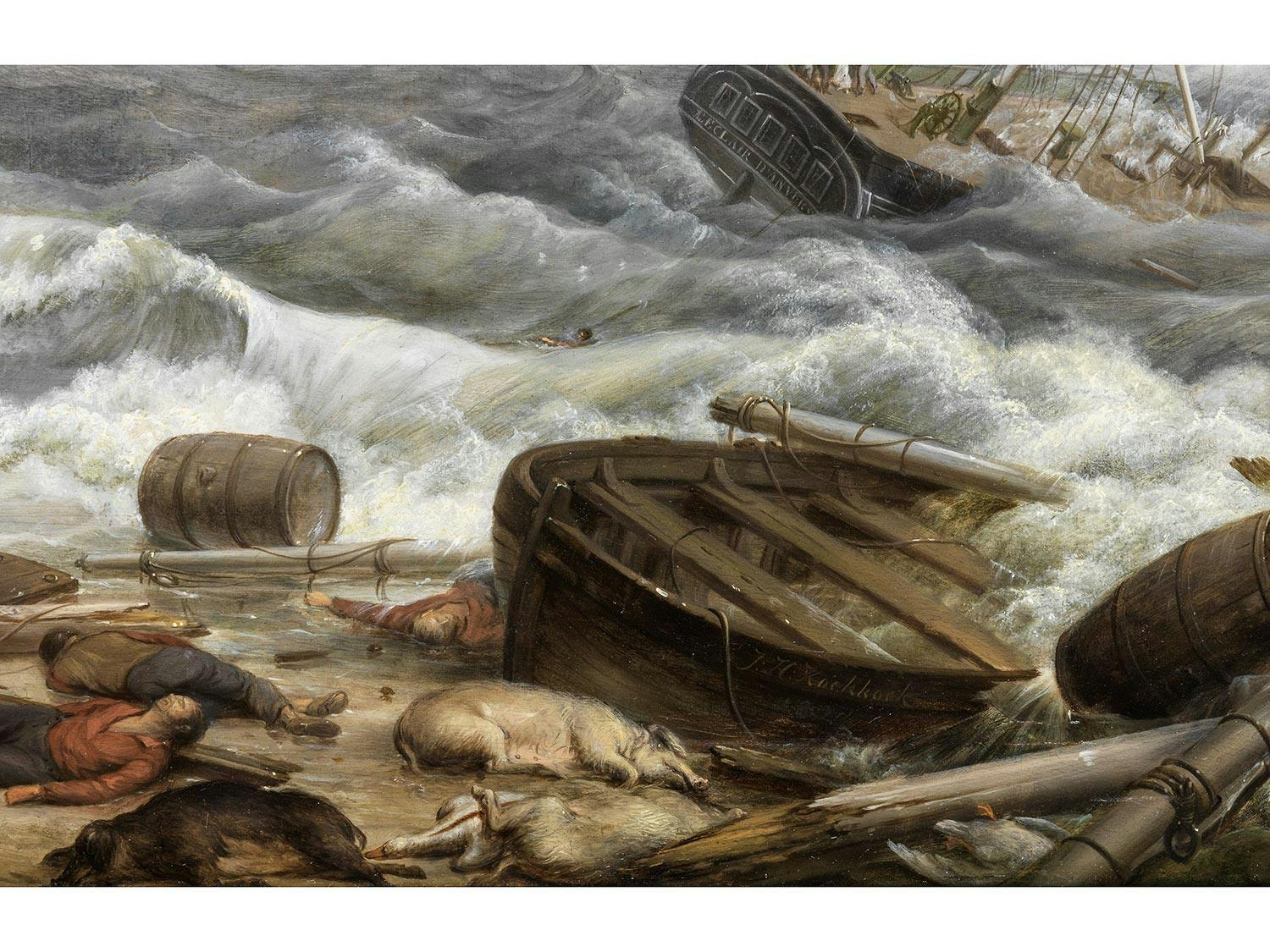 Detailabbildung: Johannes Hermanus Koekkoek, 1778 Veere – 1851 Amsterdam