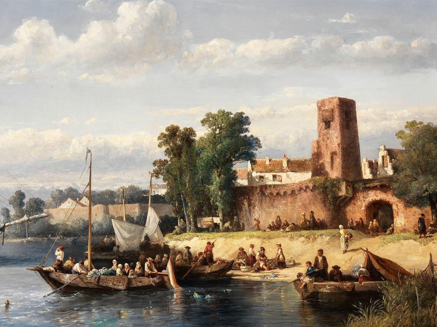 Detailabbildung: Salomon Leonardus Verveer, 1813 Den Haag – 1876 ebenda