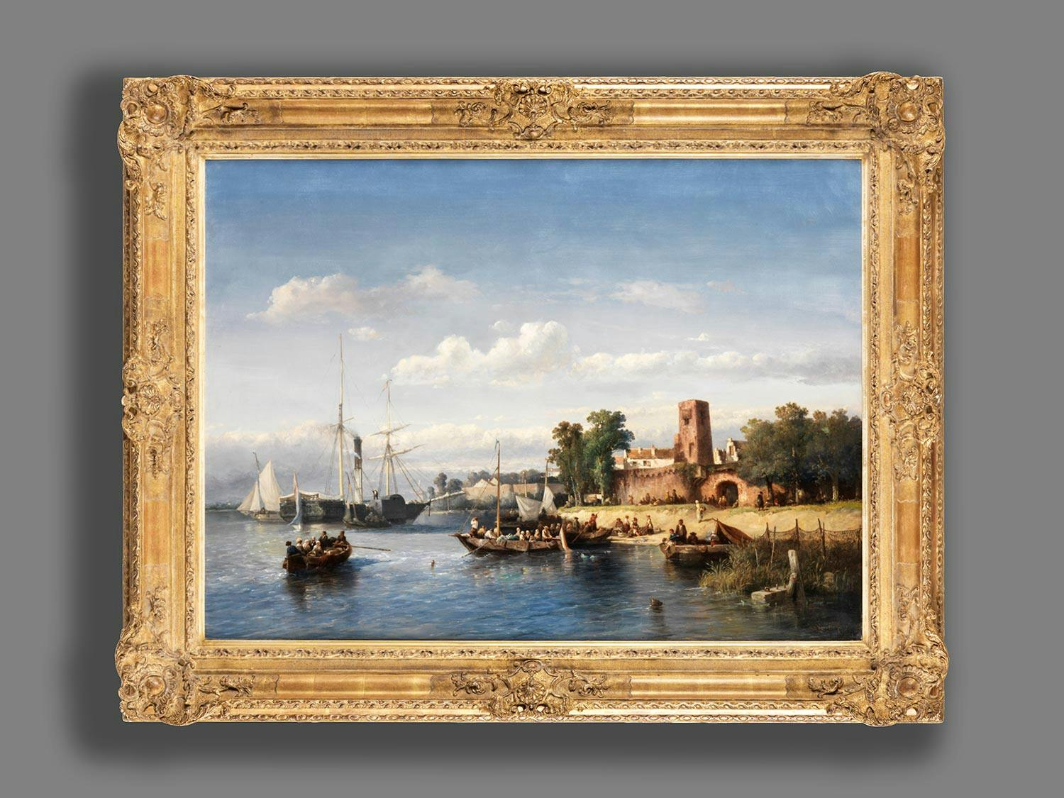 Detailabbildung: Salomon Leonardus Verveer, 1813 Den Haag – 1876 ebenda