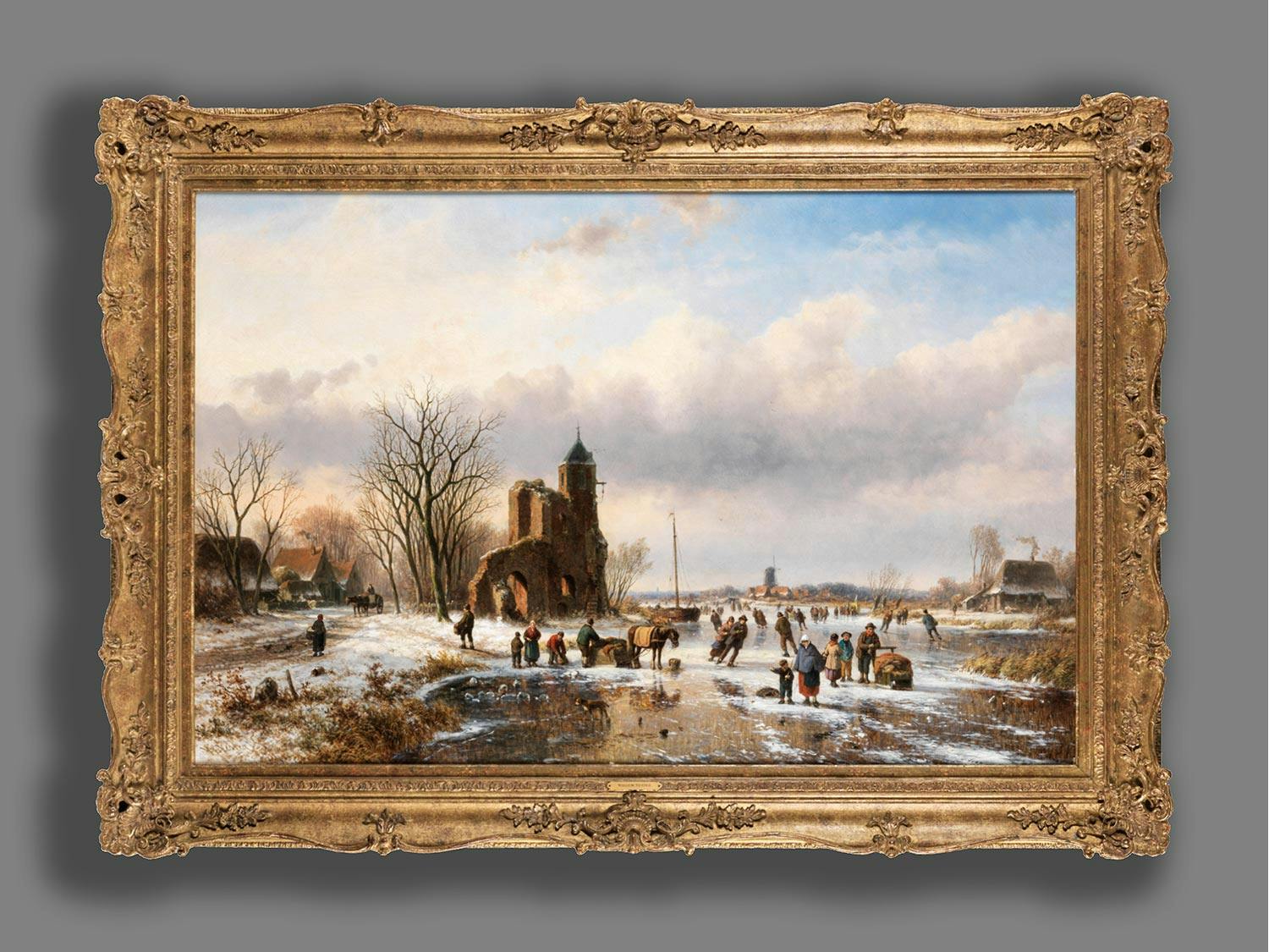 Detailabbildung: Willem Vester, 1824 Heemstede – 1871 Haarlem