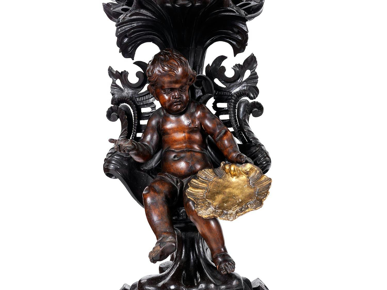 Detailabbildung: Paar figürliche Torchèren