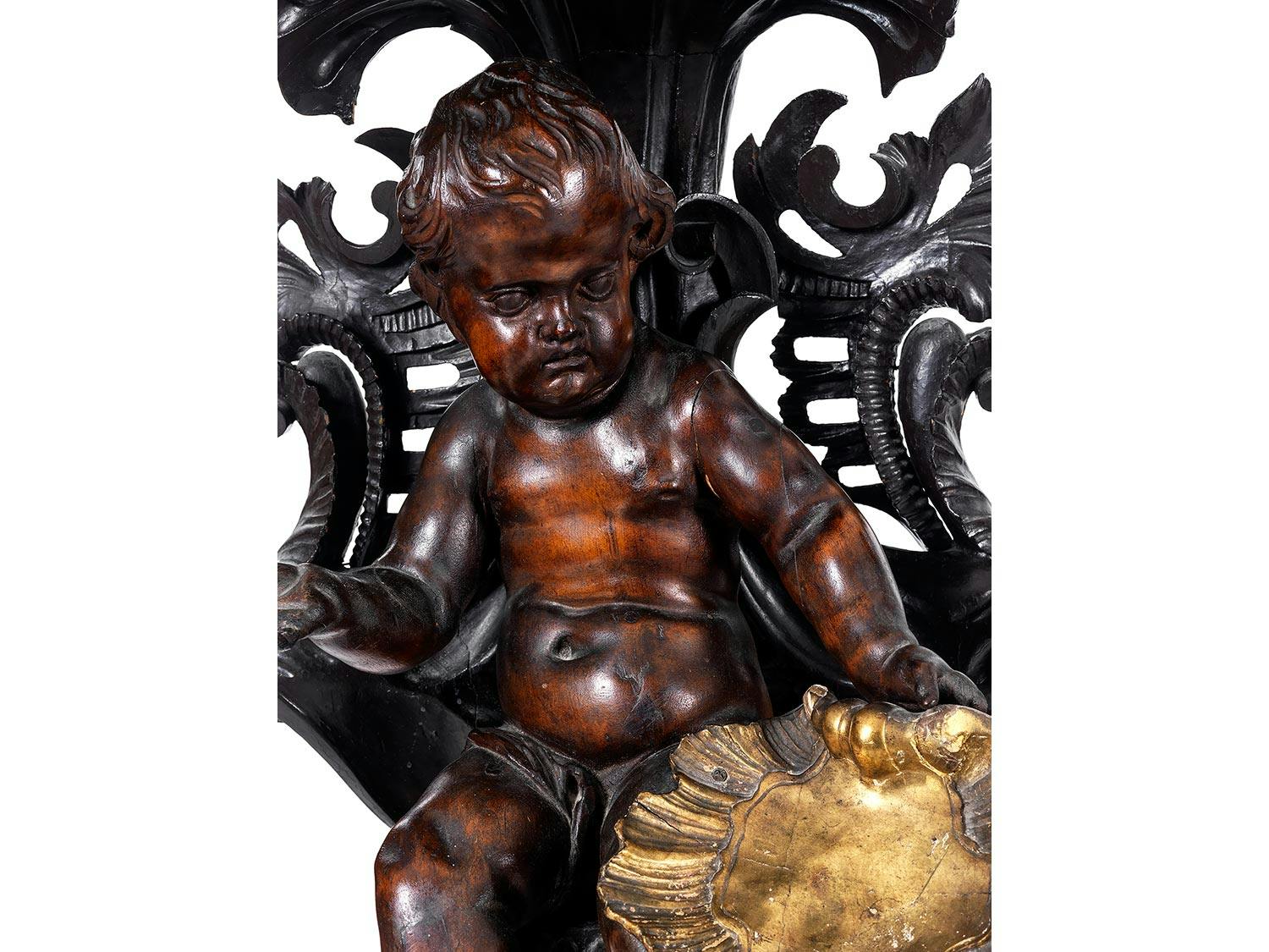 Detailabbildung: Paar figürliche Torchèren