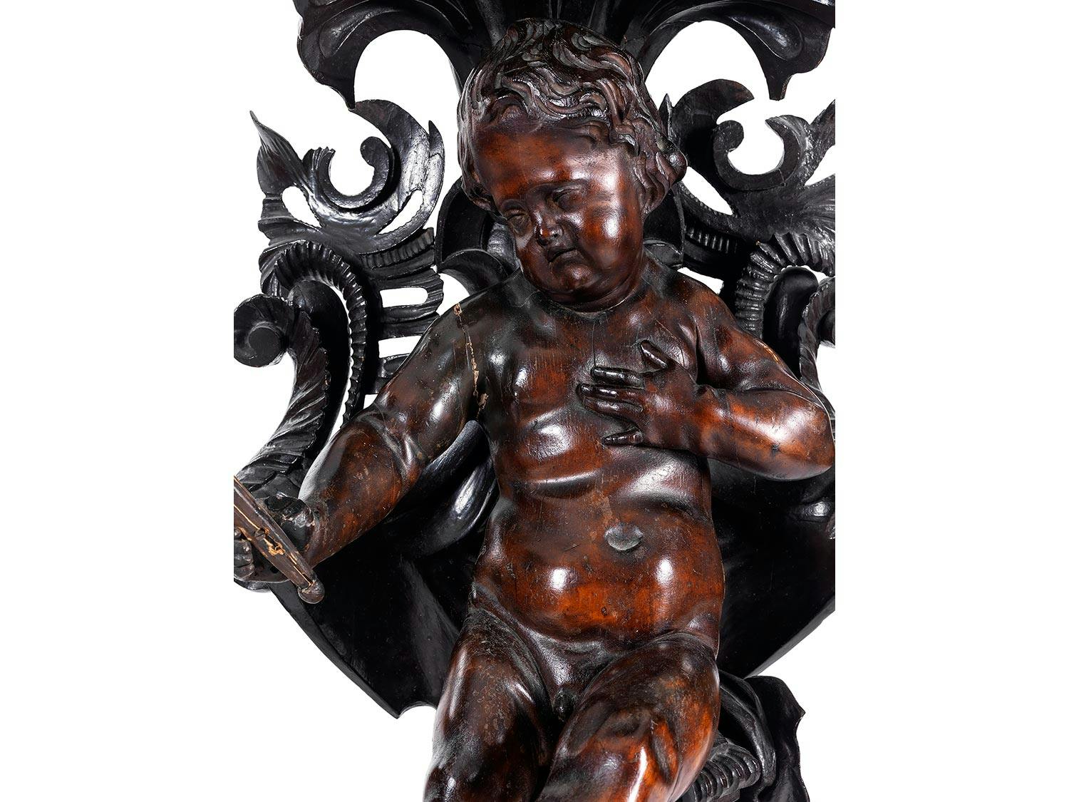 Detailabbildung: Paar figürliche Torchèren