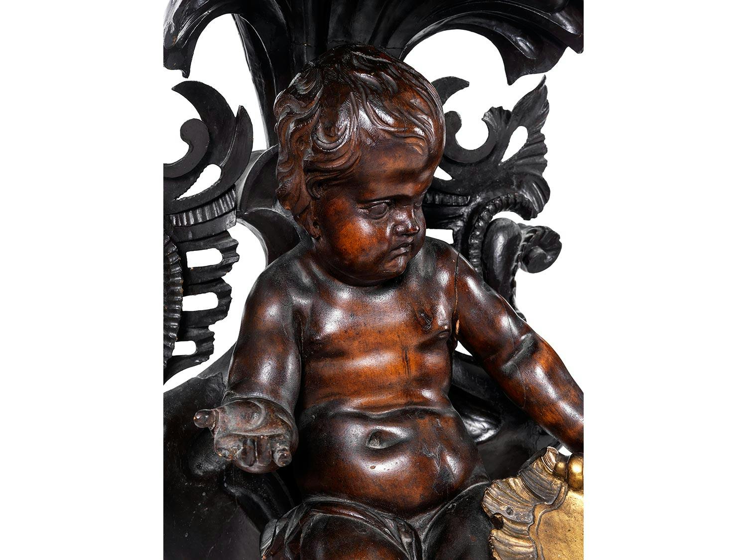 Detailabbildung: Paar figürliche Torchèren