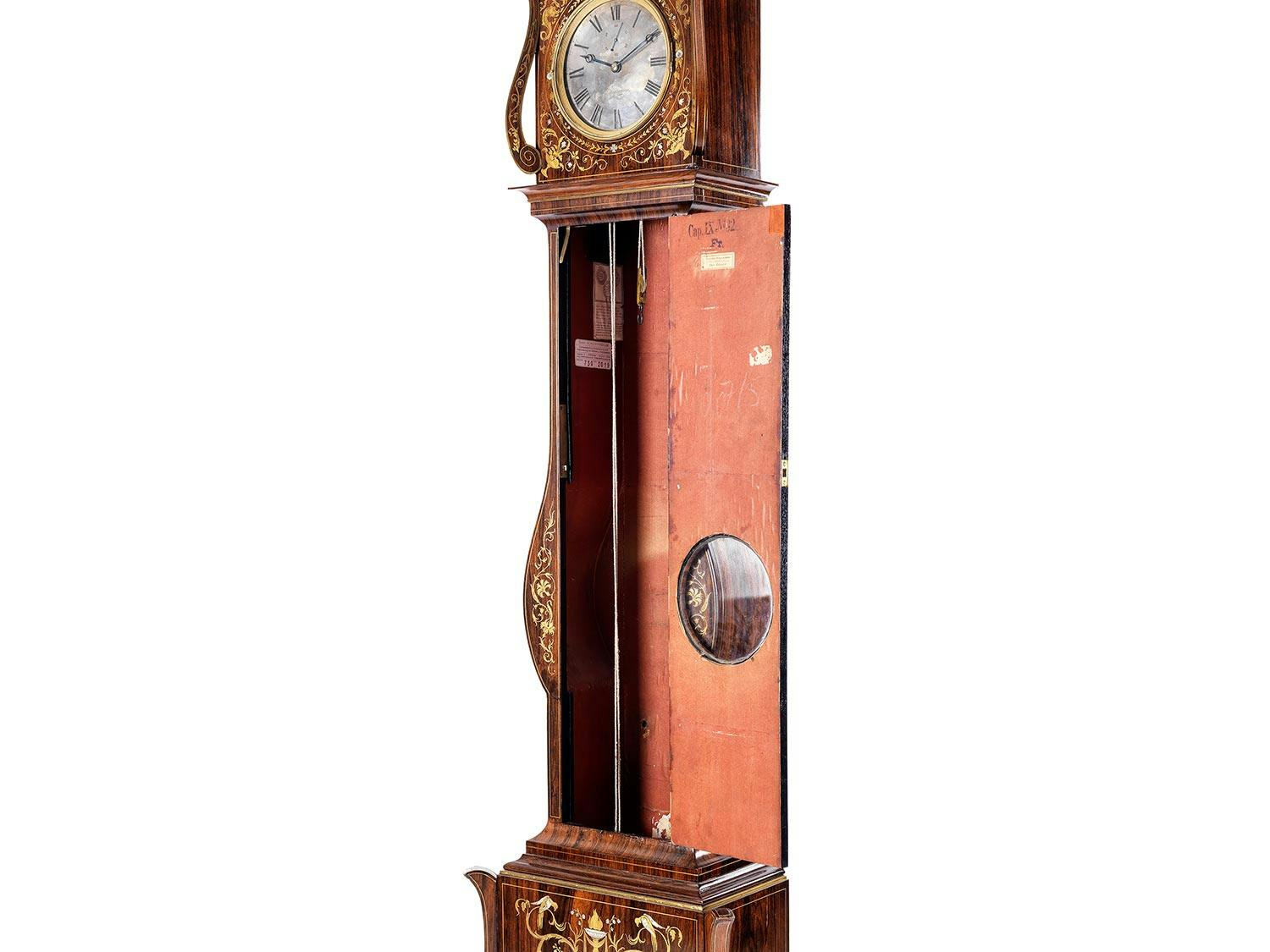 Detailabbildung: Höfische Standuhr