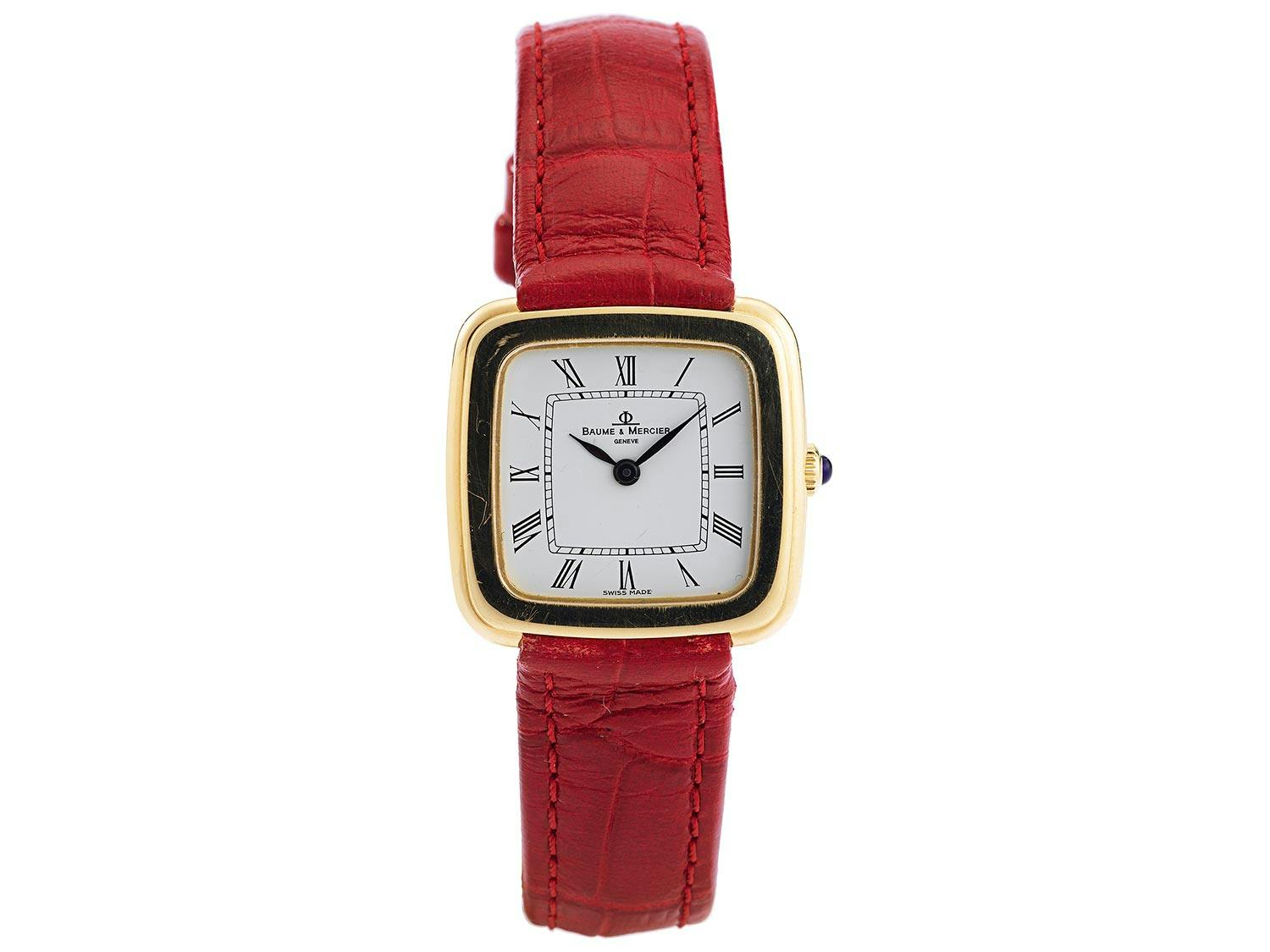 Goldene Damenuhr Baume & Mercier