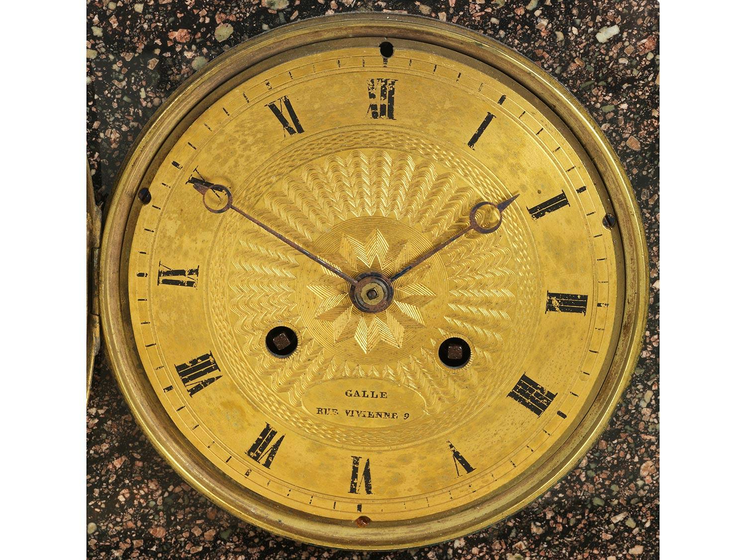 Detailabbildung: Französische Kaminuhr von Claude Galle (1759 – 1815)