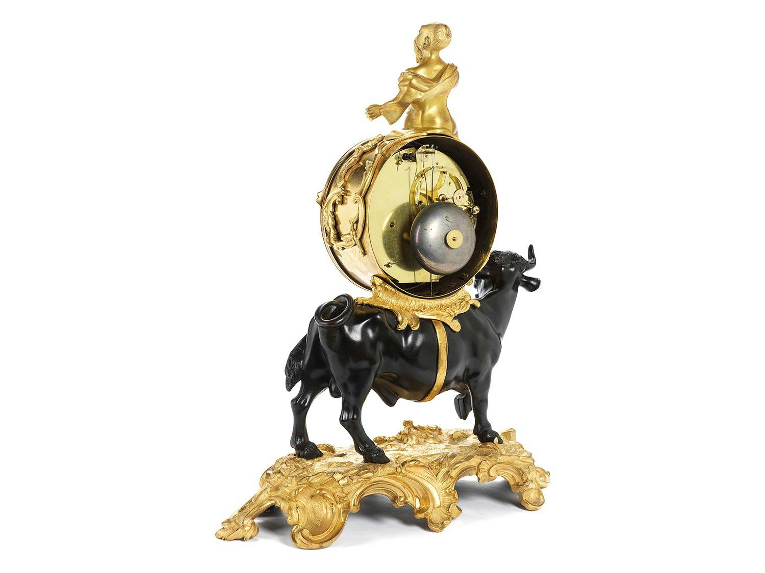 Detailabbildung: Französische Chinoiserie-Kaminuhr