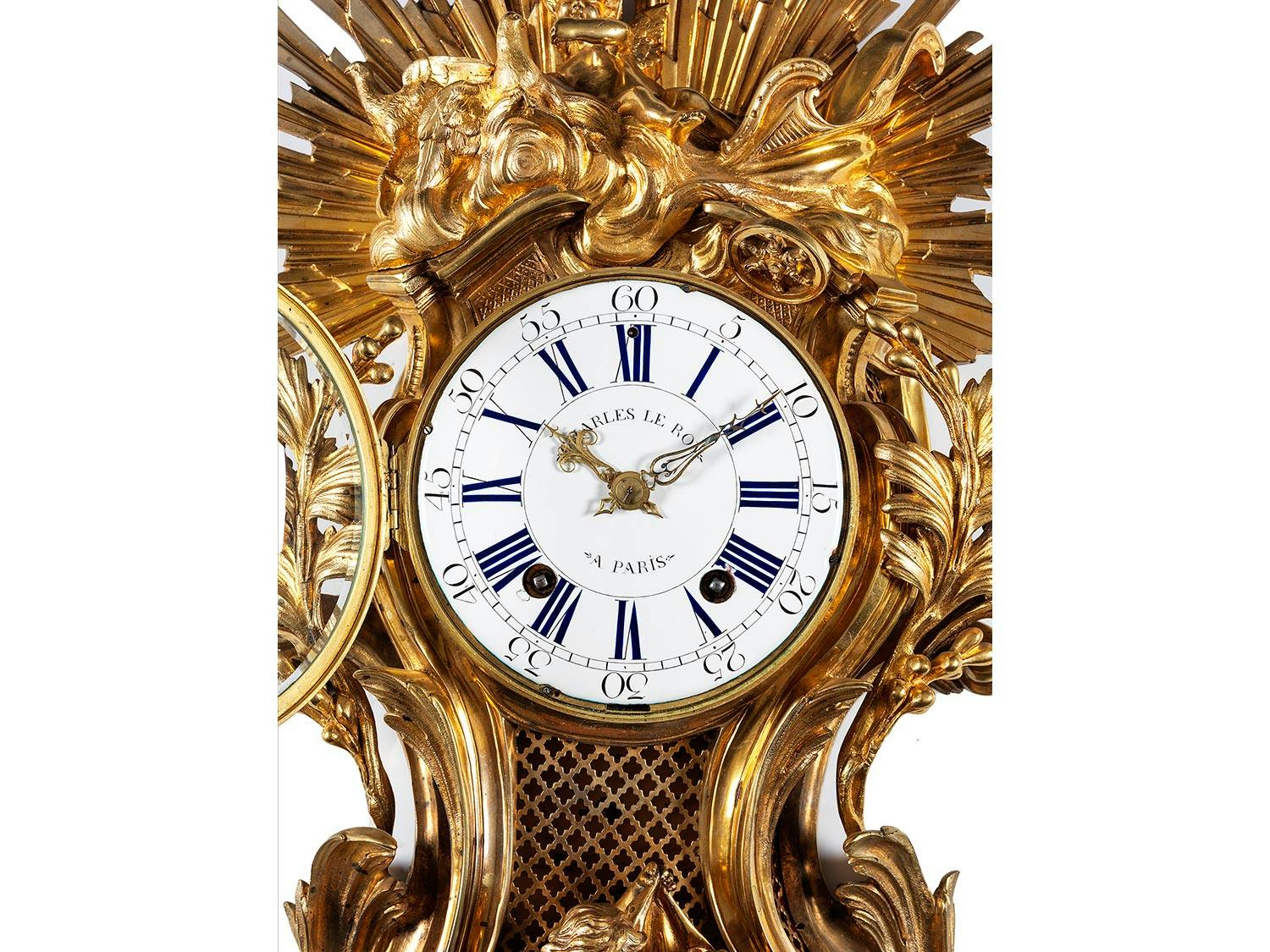 Detailabbildung: Pariser Carteluhr