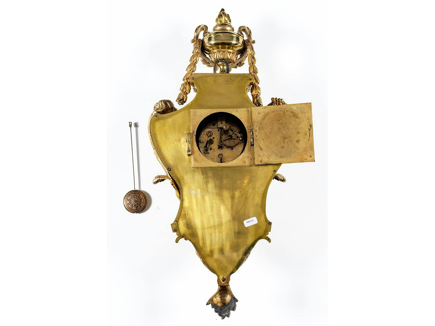 Detailabbildung: Carteluhr mit Flammvase