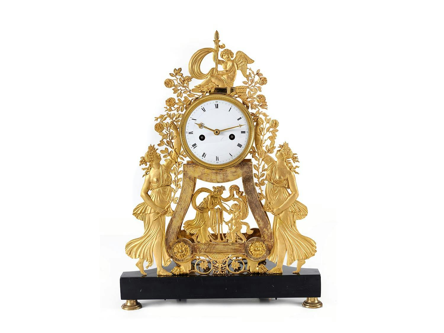 Pendule mit Allegorie der Liebe