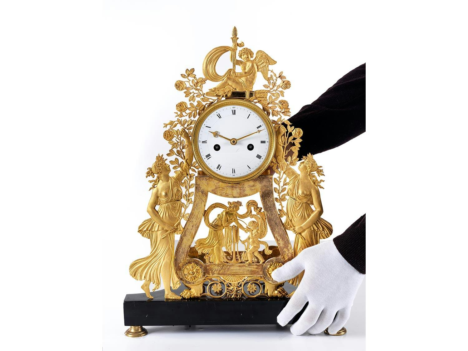 Detailabbildung: Pendule mit Allegorie der Liebe