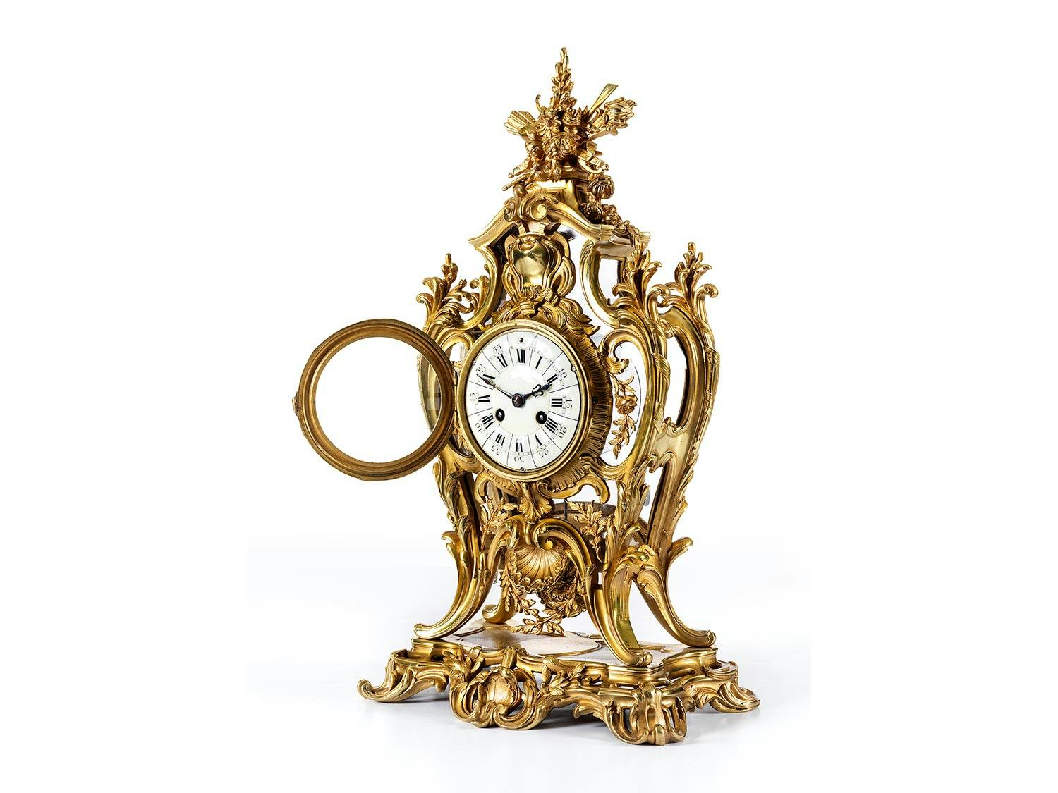 Detailabbildung: Pendule im Stil Louis XV