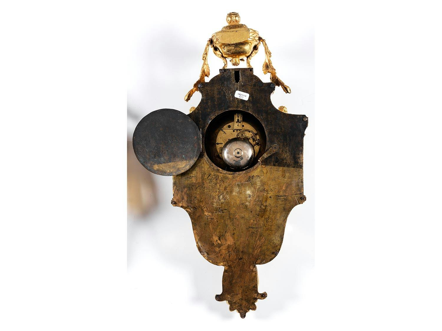 Detailabbildung: Carteluhr und Barometer im Louis XVI-Stil