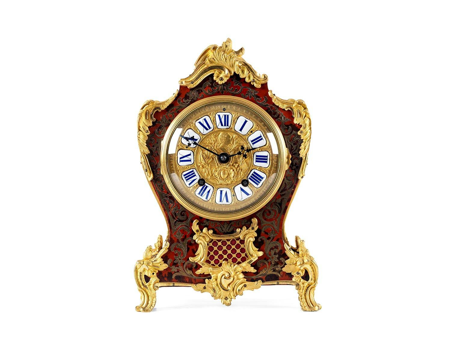 Pendule im Stil des Charles Boulle