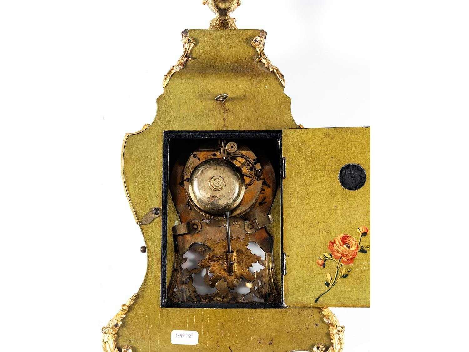 Detailabbildung: Konsoluhr in Vernis Martin