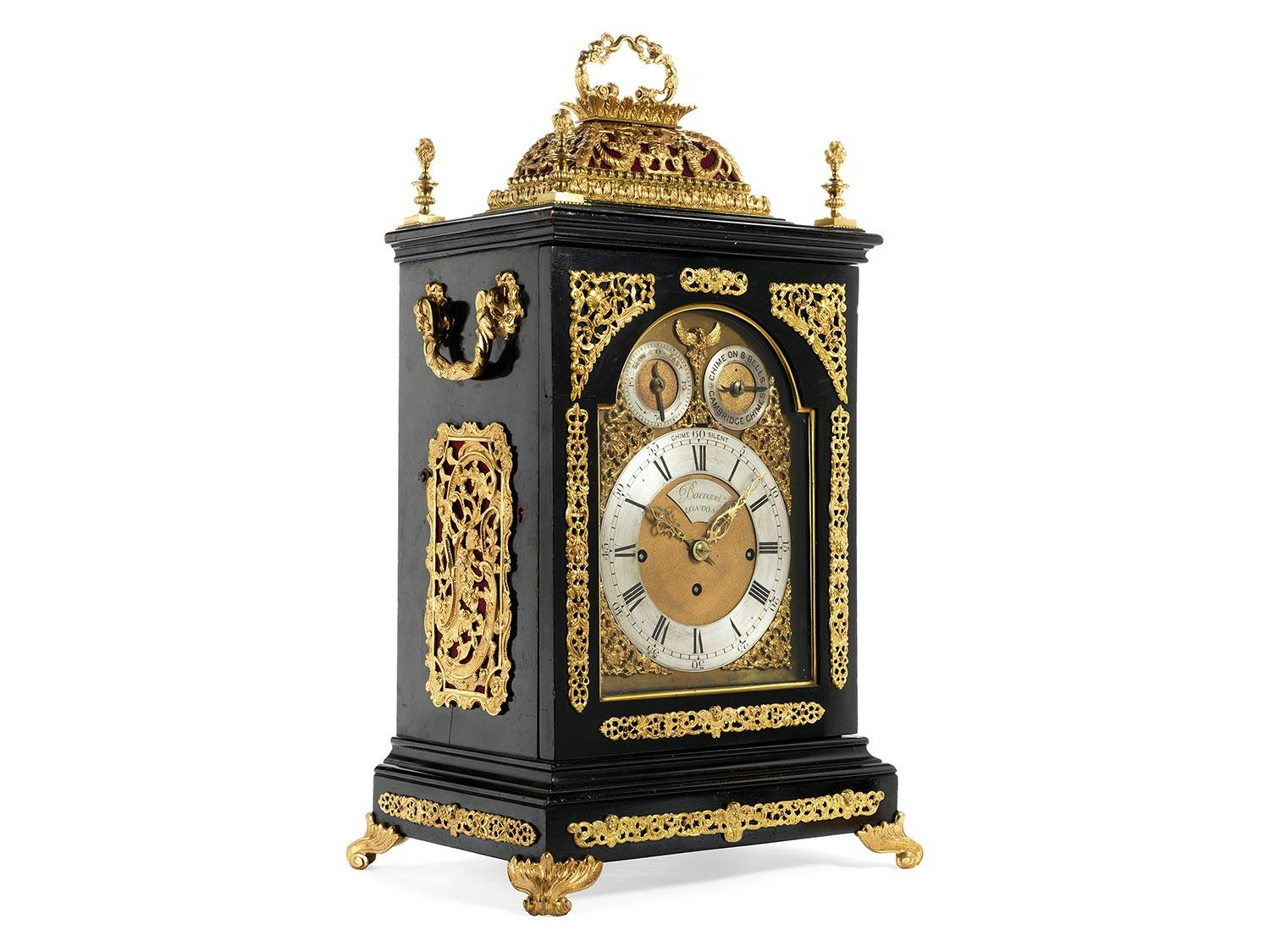 Große Stockuhr mit Carillon