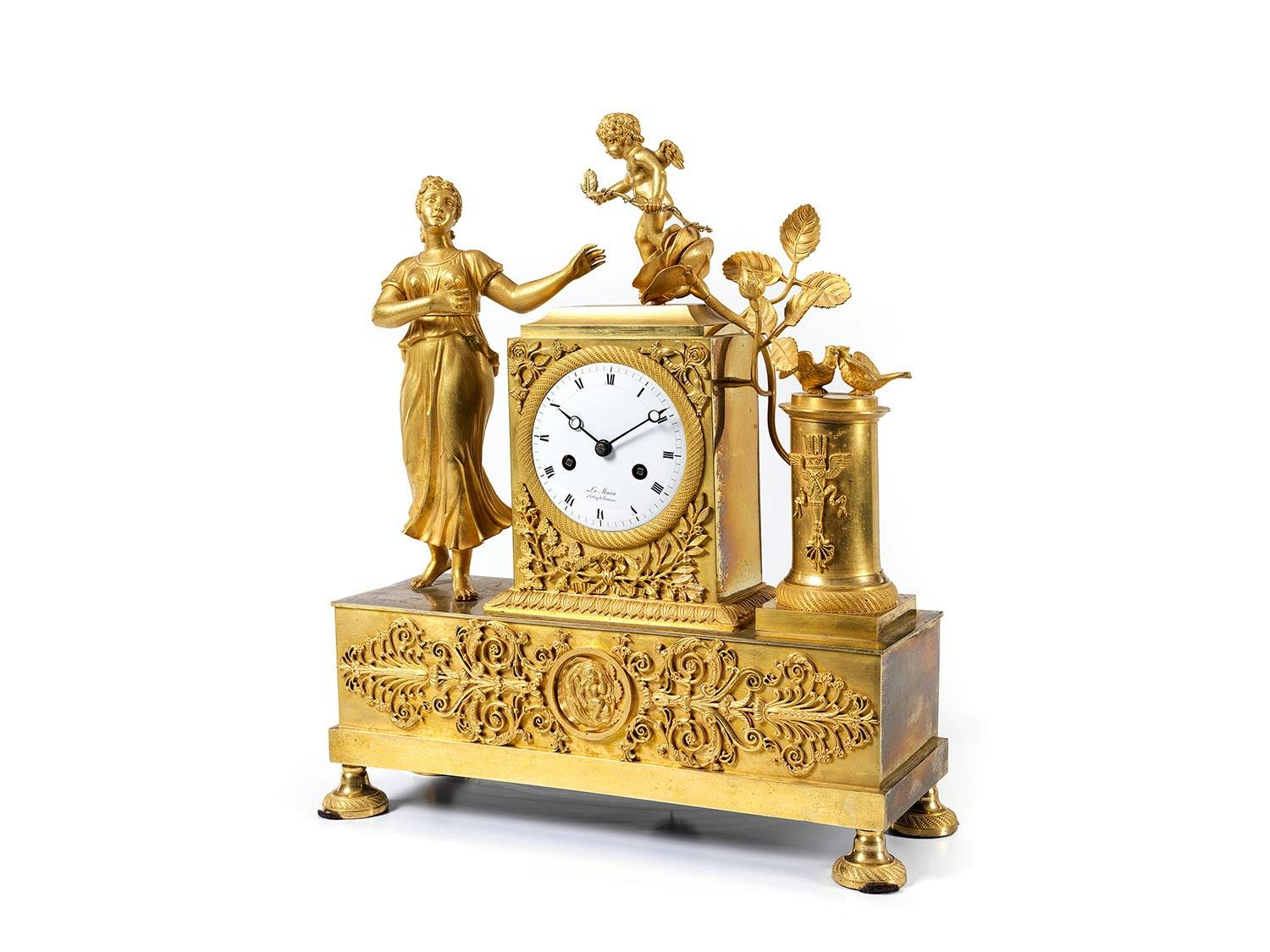 Detailabbildung: Empire-Pendule Amour