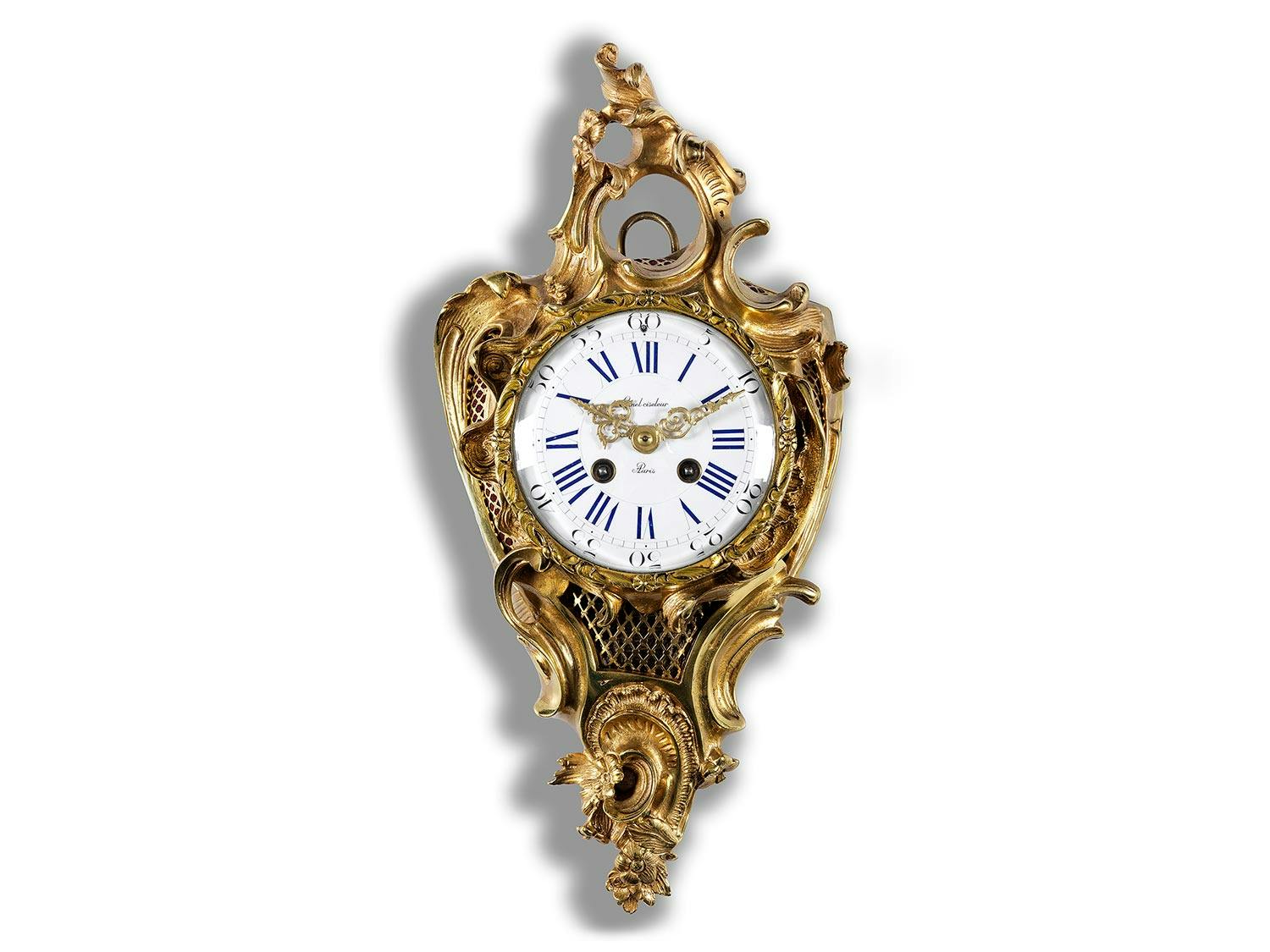 Carteluhr im Louis XV-Stil