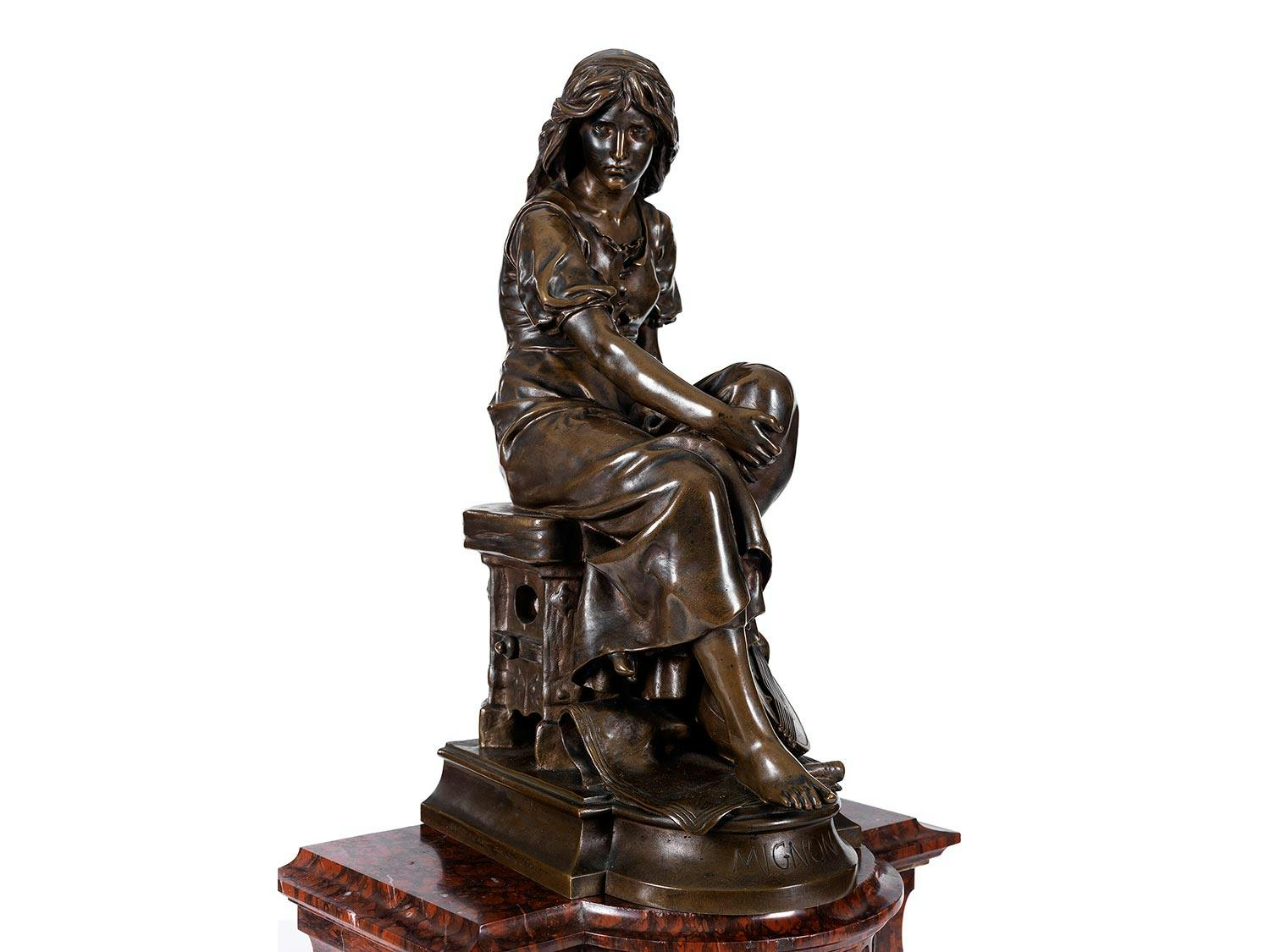 Detailabbildung: Kaminuhr mit Mädchen