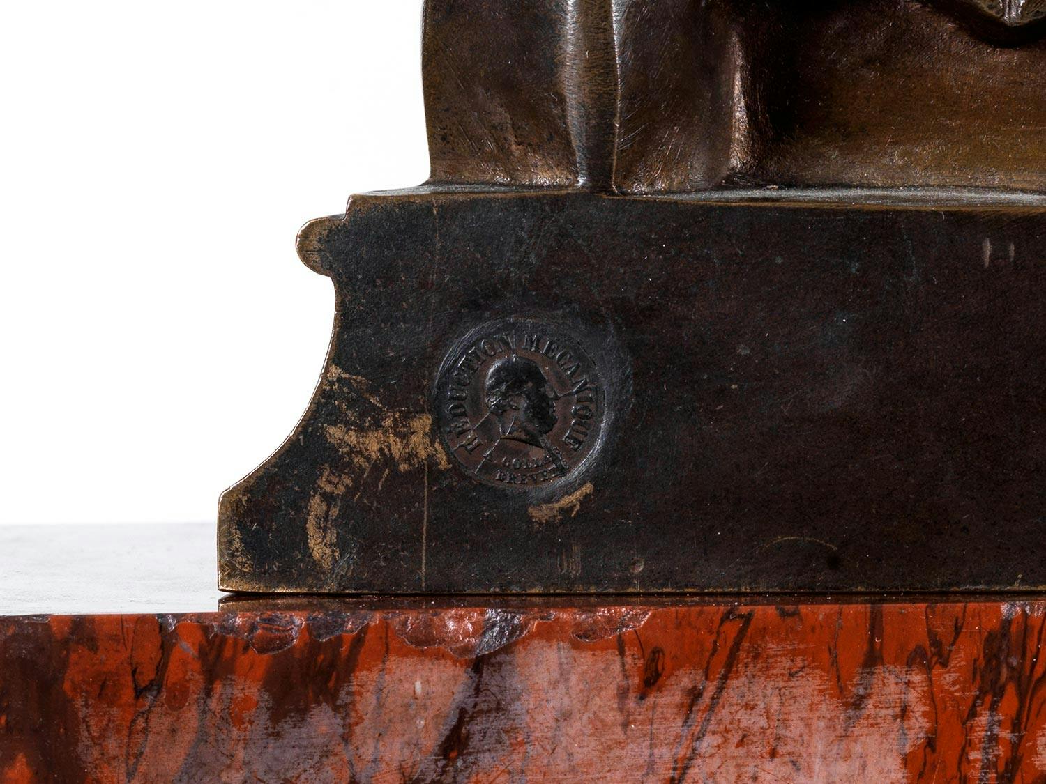 Detailabbildung: Kaminuhr mit Mädchen