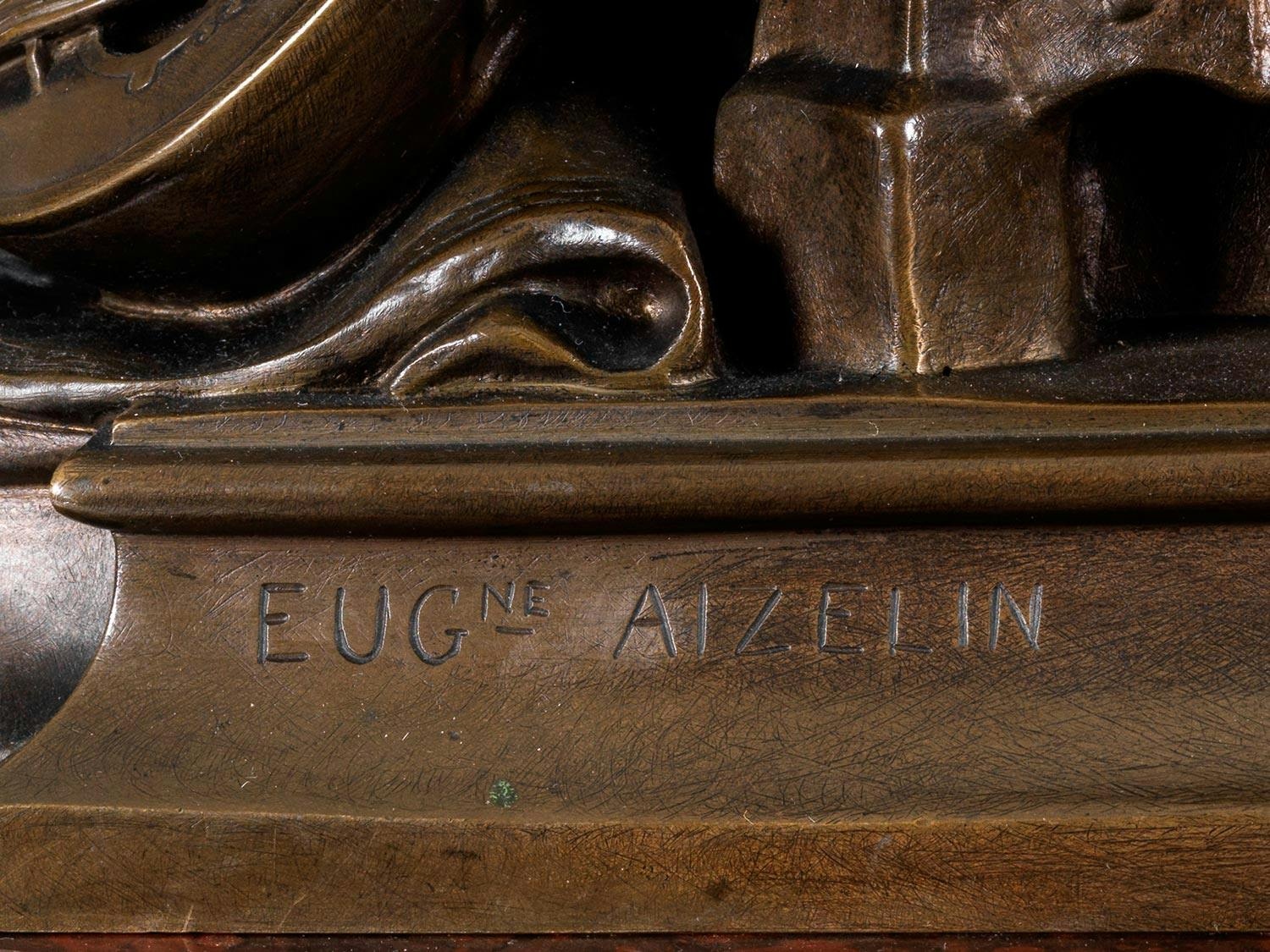 Detailabbildung: Kaminuhr mit Mädchen