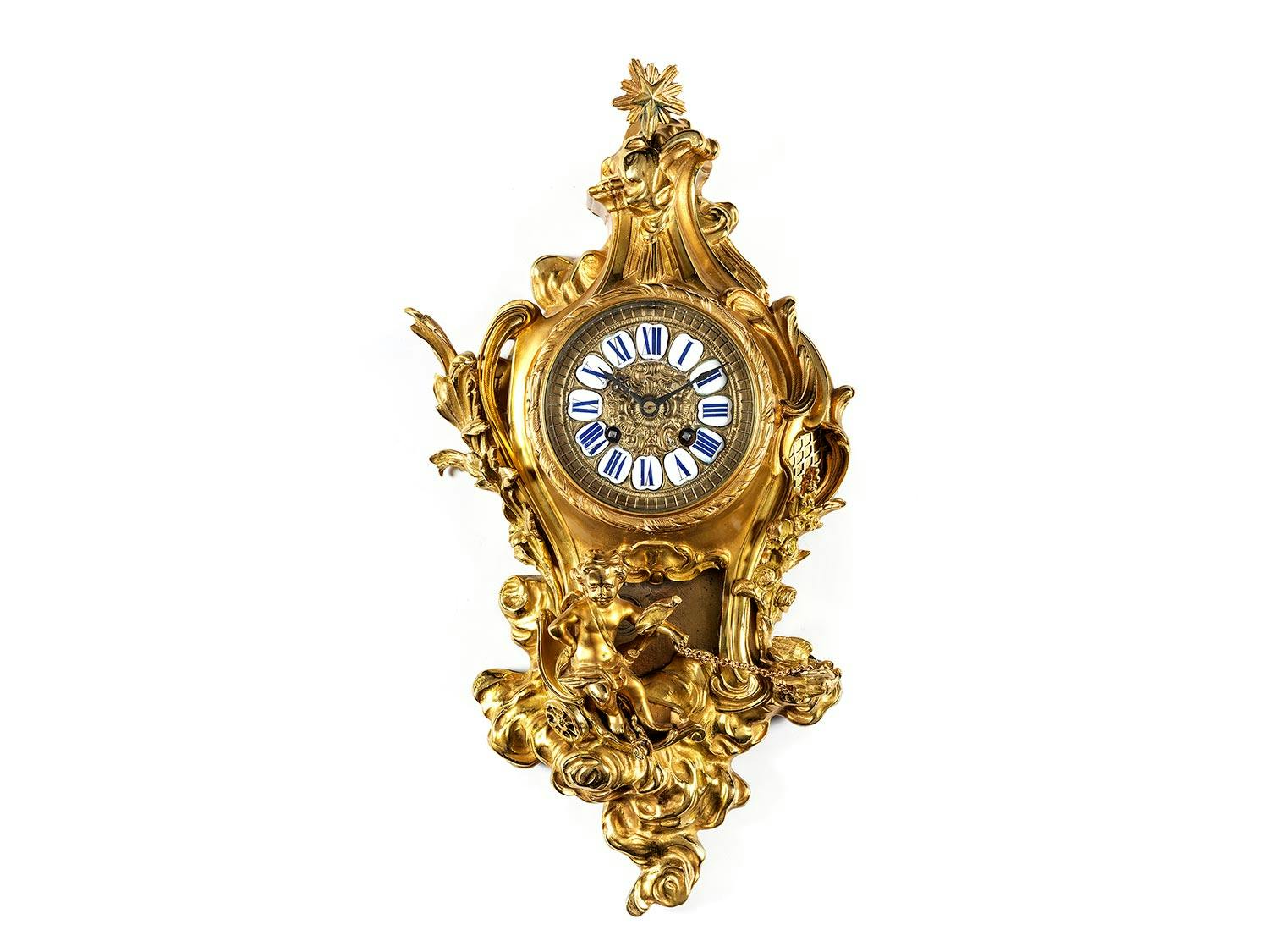 Carteluhr mit Helios