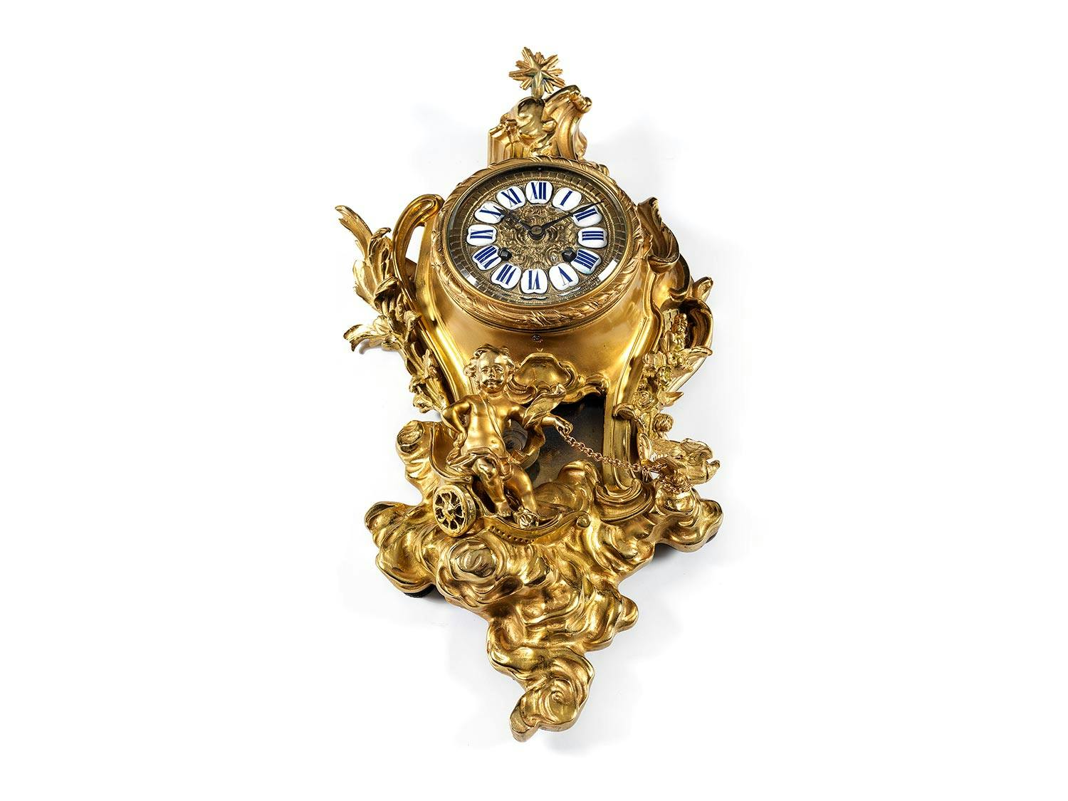 Detailabbildung: Carteluhr mit Helios