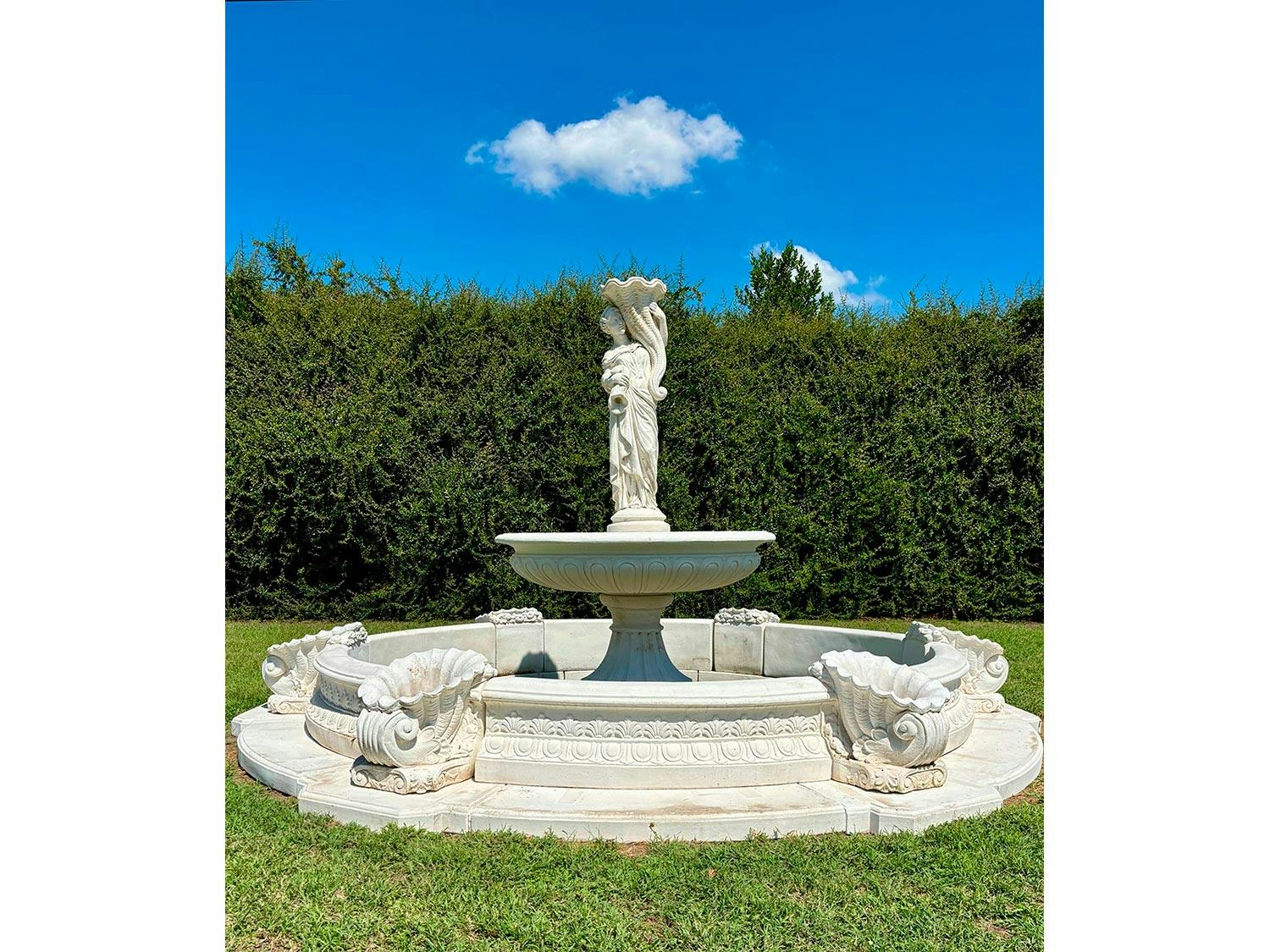 Imposante Brunnenanlage