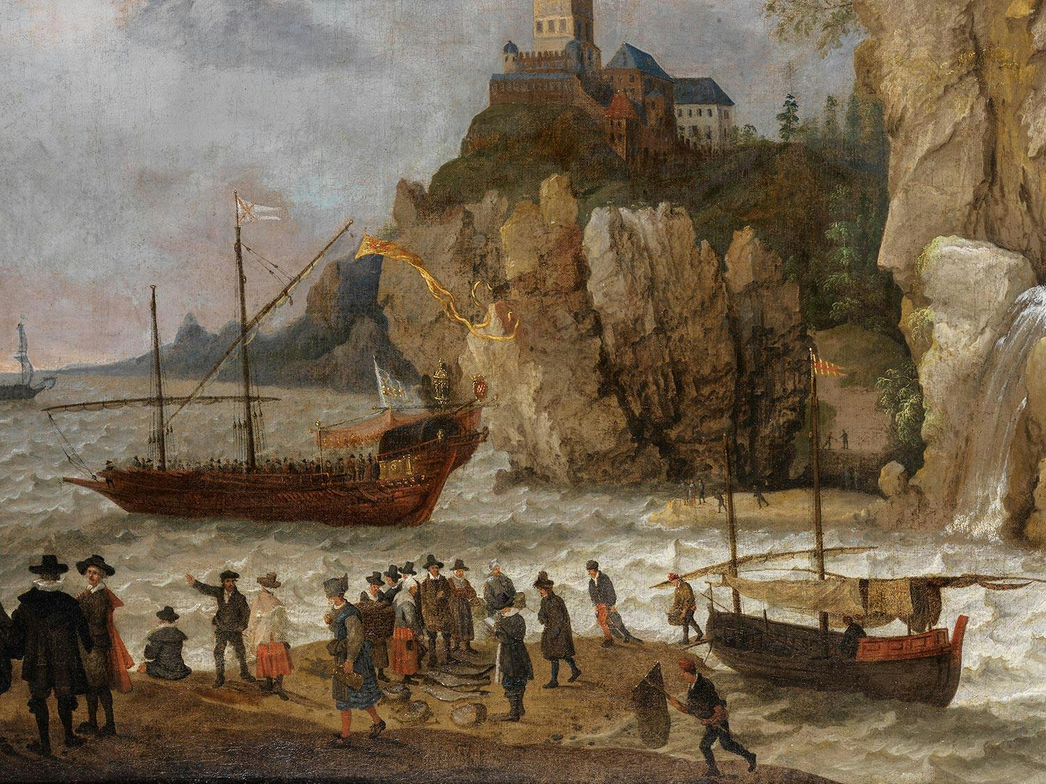 Detailabbildung: Abraham Willaerts, 1603 Utrecht – 1669 ebenda