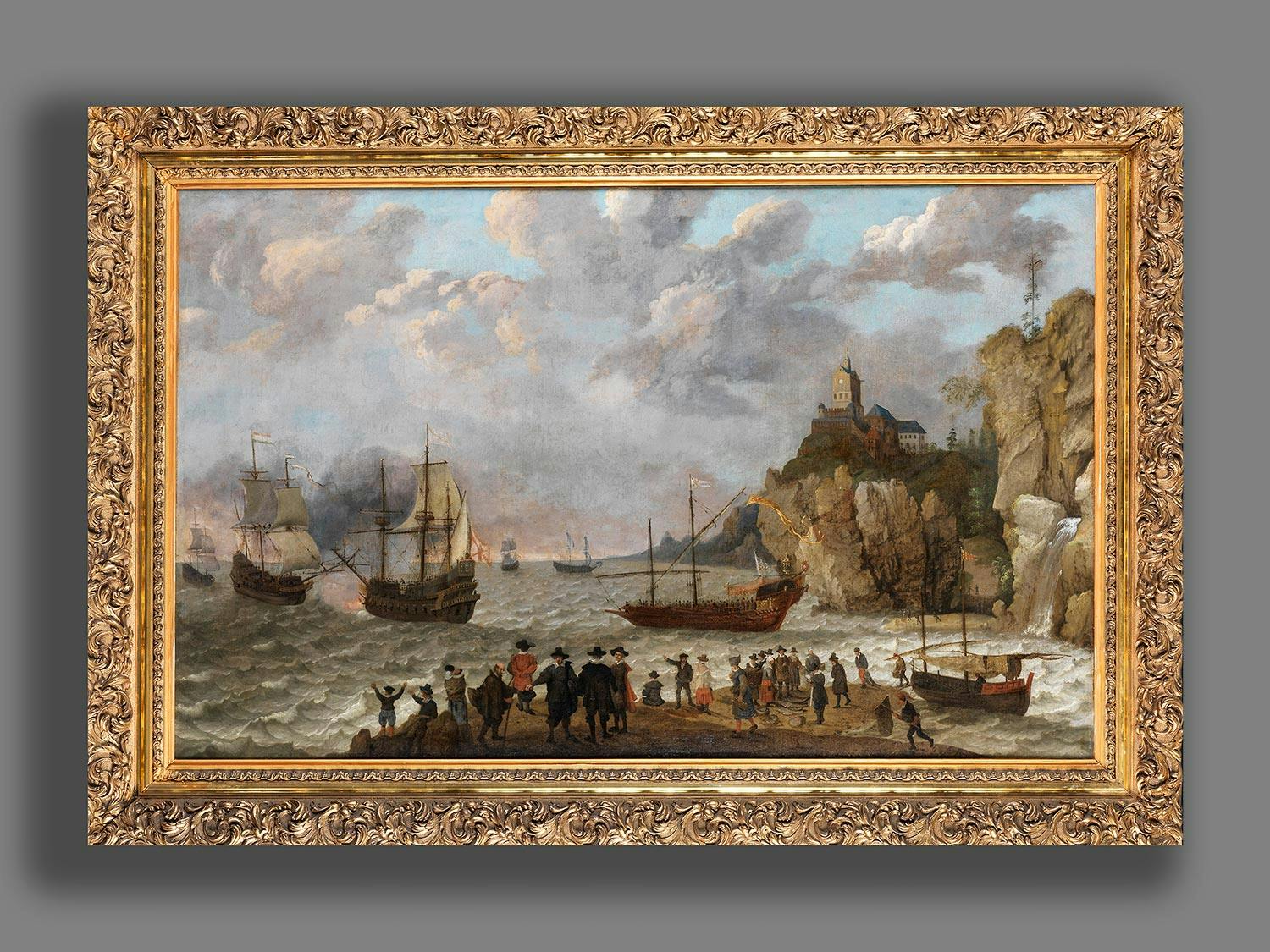 Detailabbildung: Abraham Willaerts, 1603 Utrecht – 1669 ebenda