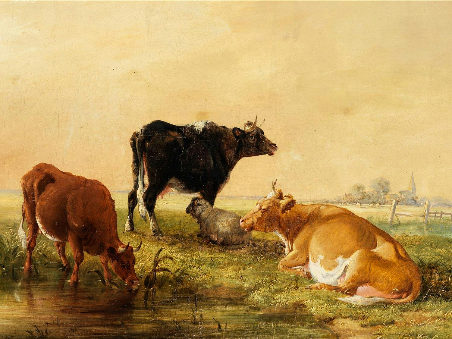 Detailabbildung: Paulus Potter, 1625 Enkhuizen – 1654 Amsterdam, zug.