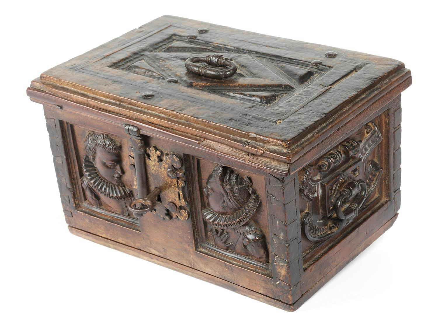 Seltene Hochzeitsschatulle der Spätrenaissance