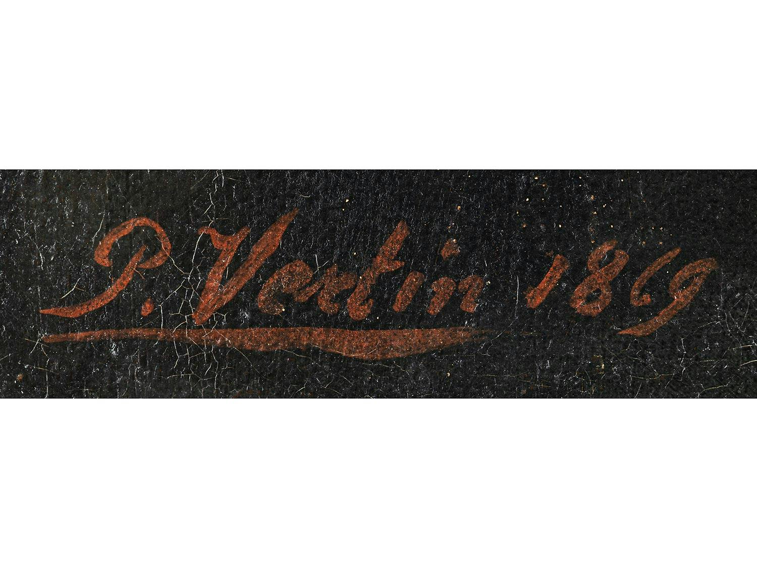 Detailabbildung: Petrus Gerardus Vertin, 1819 Den Haag – 1893 Amsterdam