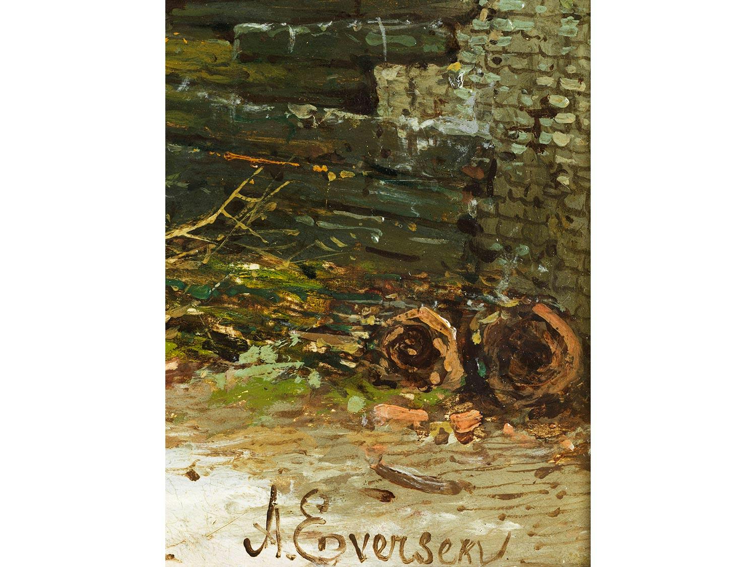 Detailabbildung: Adrianus Eversen, 1818 Amsterdam – 1897 Delft