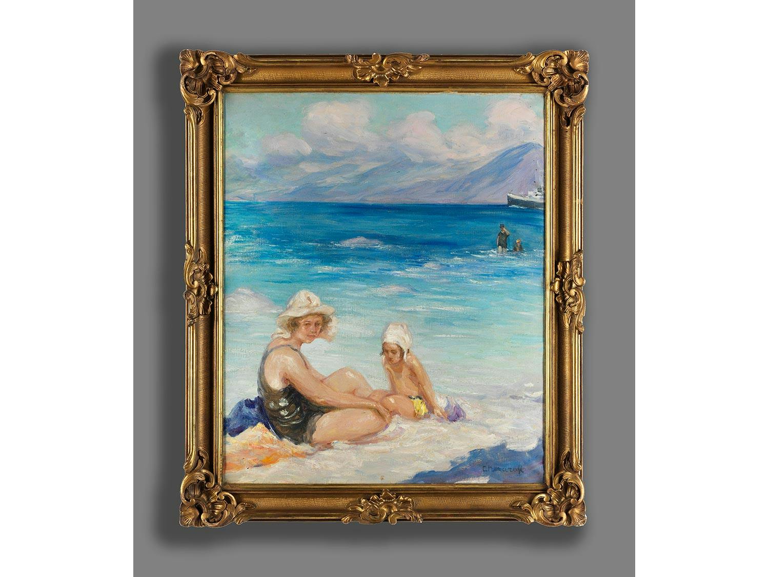 Detailabbildung: Pavel Dmitrievic Smarov, auch genannt „Paul Chmarov“, 1874 Woronesch, Russland – 1950 Boulogne-Billancourt, Frankreich