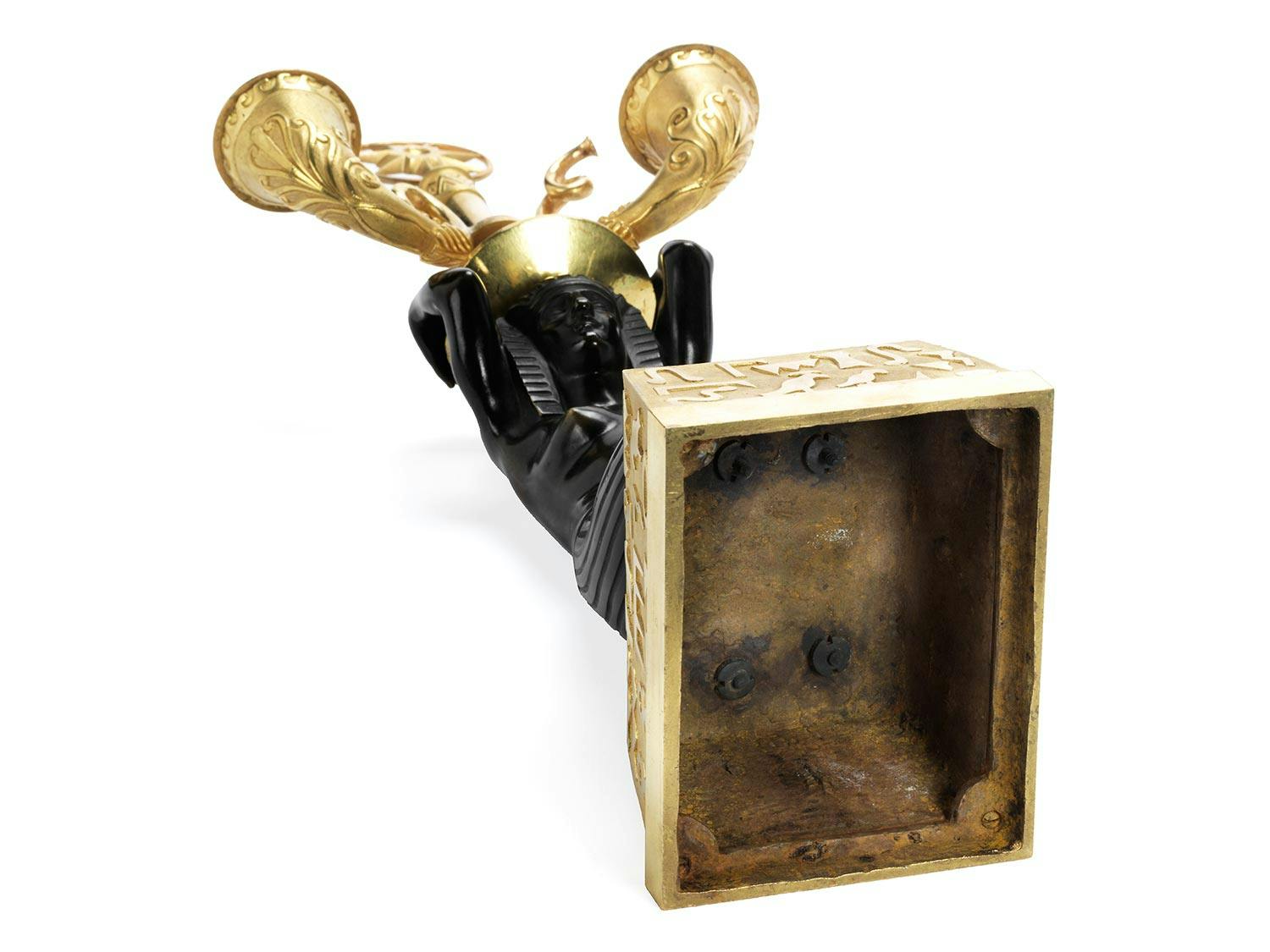 Detailabbildung: Paar Empire-Kandelaber